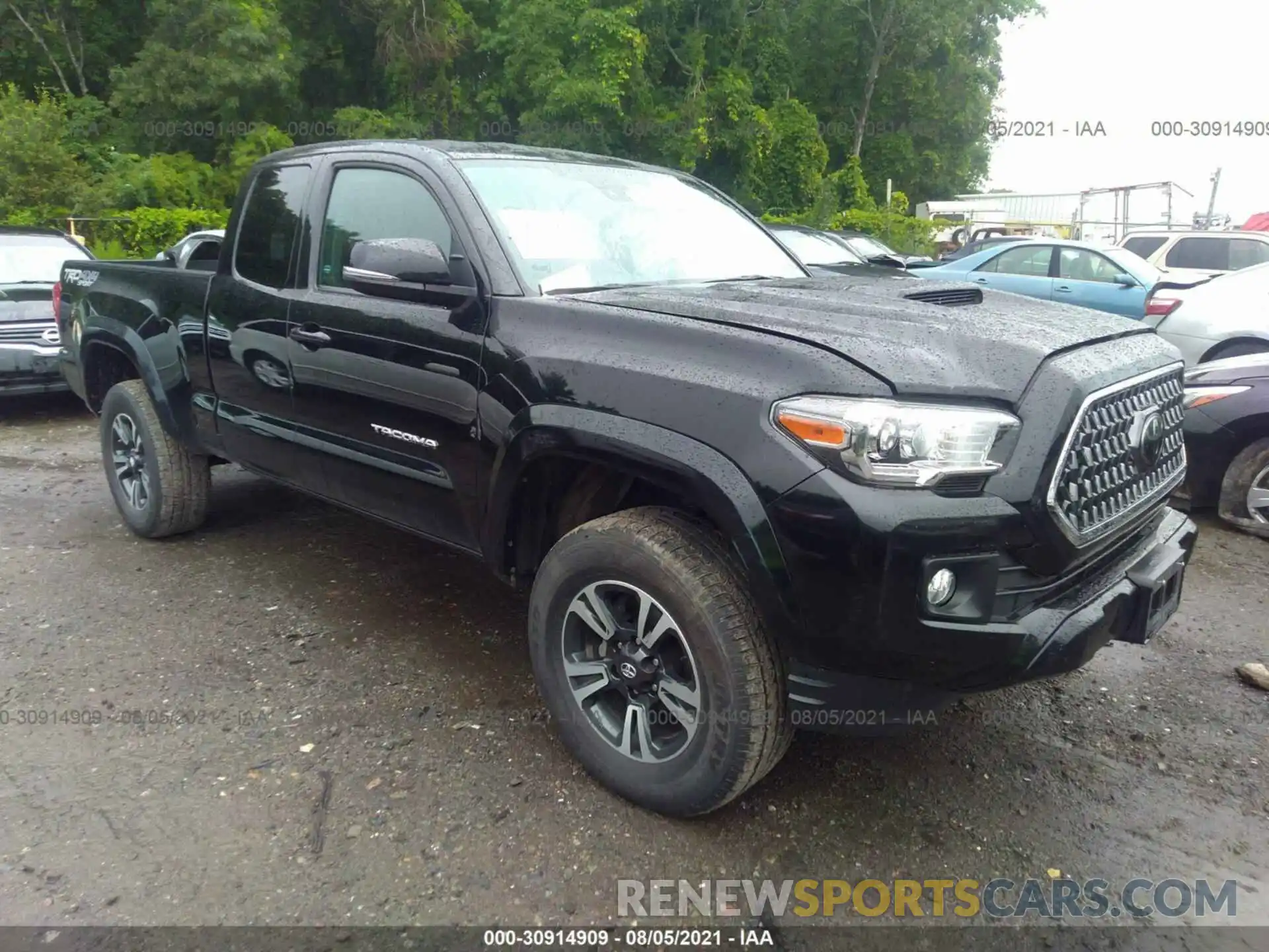 1 Photograph of a damaged car 5TFSZ5AN4KX172113 TOYOTA TACOMA 4WD 2019