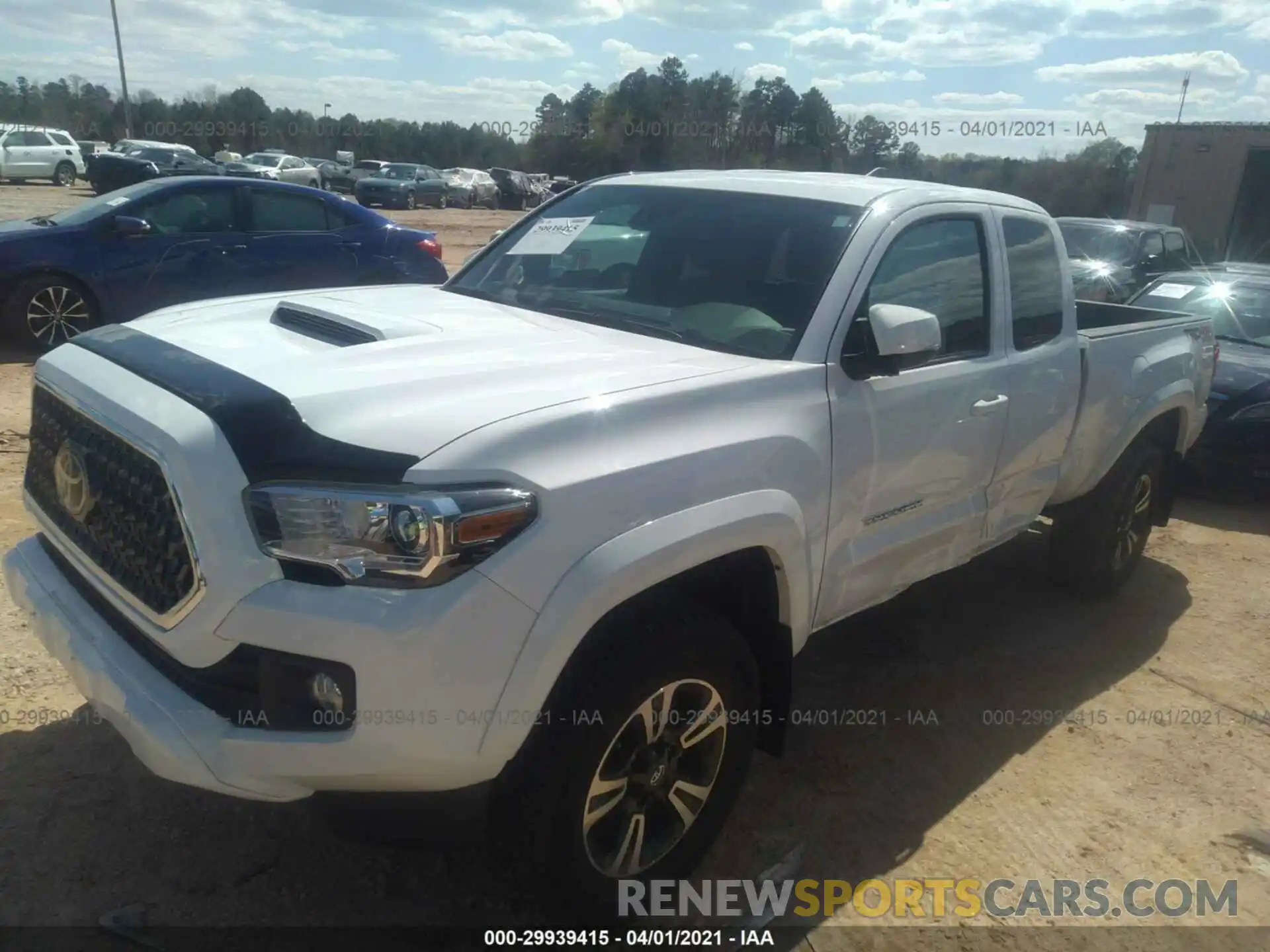 2 Photograph of a damaged car 5TFSZ5AN4KX173942 TOYOTA TACOMA 4WD 2019