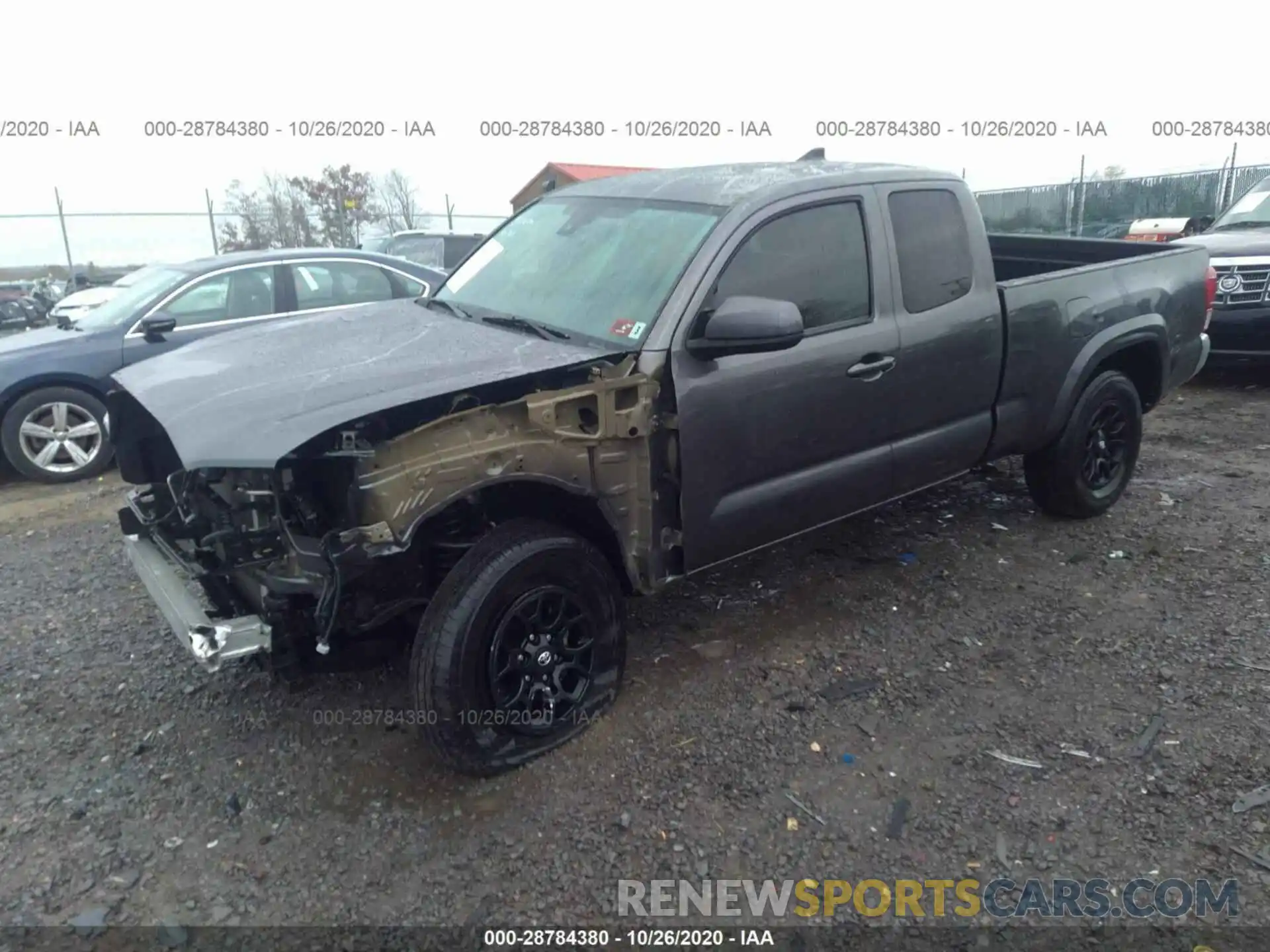 2 Photograph of a damaged car 5TFSZ5AN4KX181328 TOYOTA TACOMA 4WD 2019