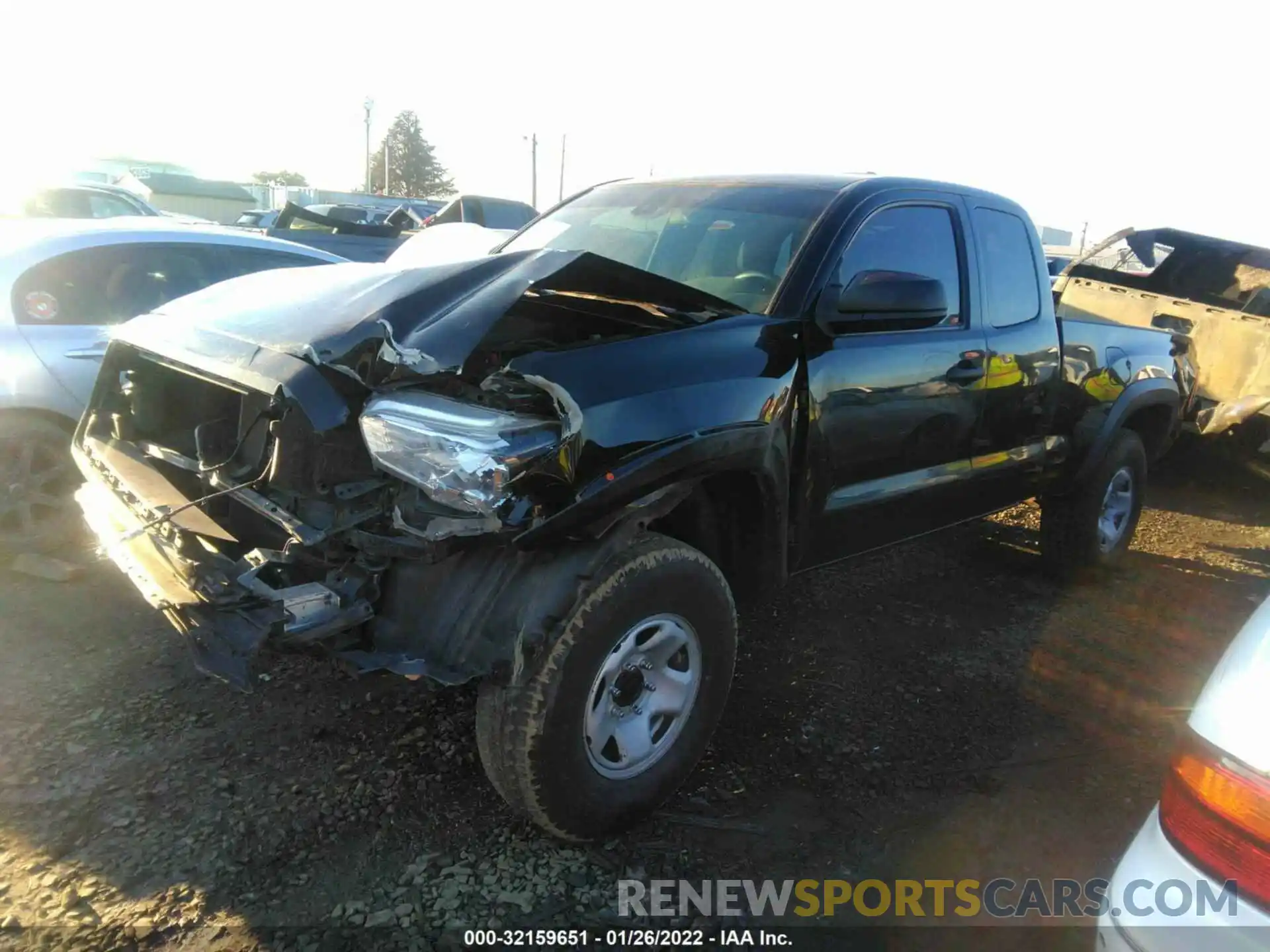 2 Photograph of a damaged car 5TFSZ5AN5KX168586 TOYOTA TACOMA 4WD 2019