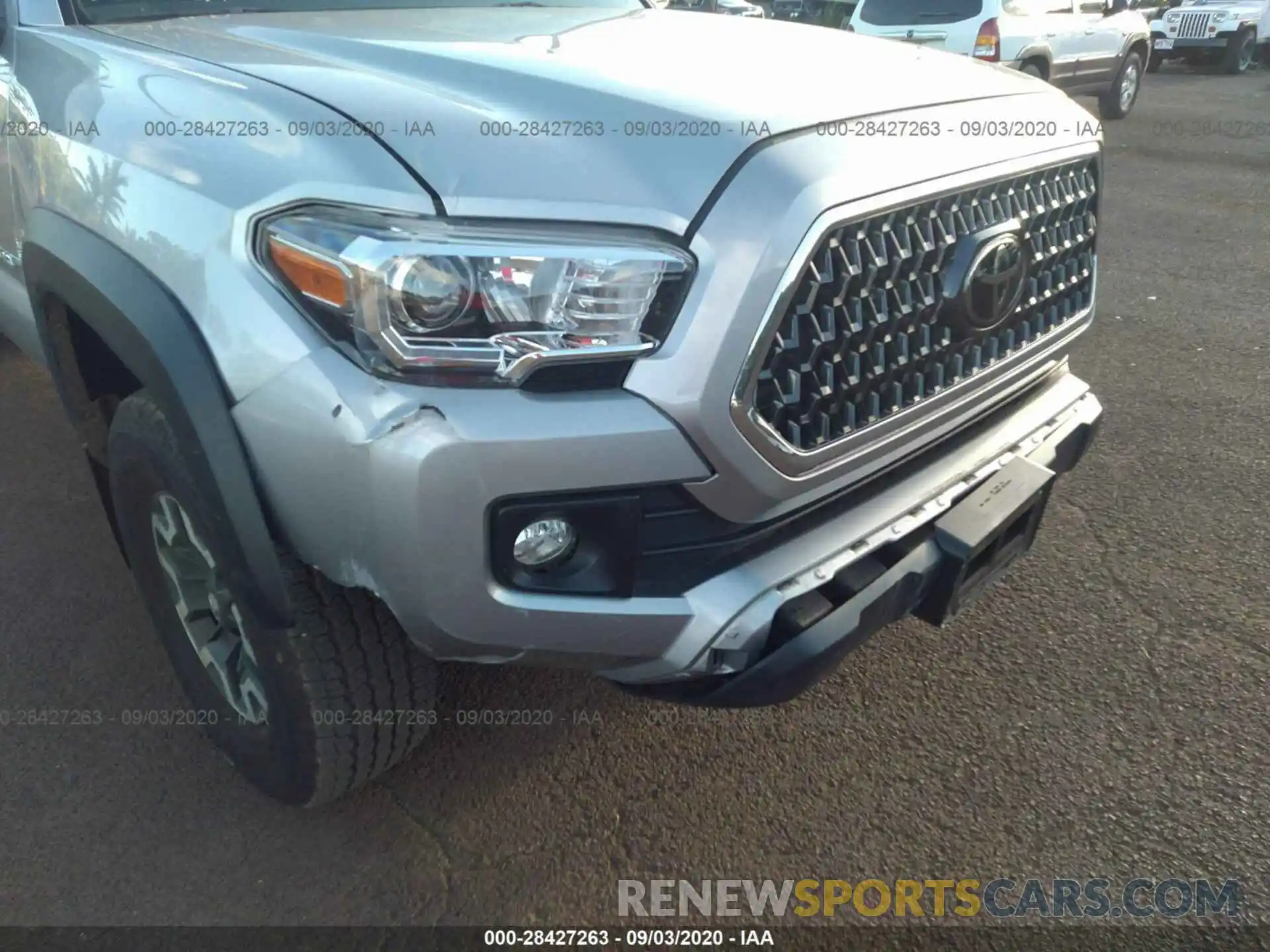 6 Photograph of a damaged car 5TFSZ5AN5KX208777 TOYOTA TACOMA 4WD 2019