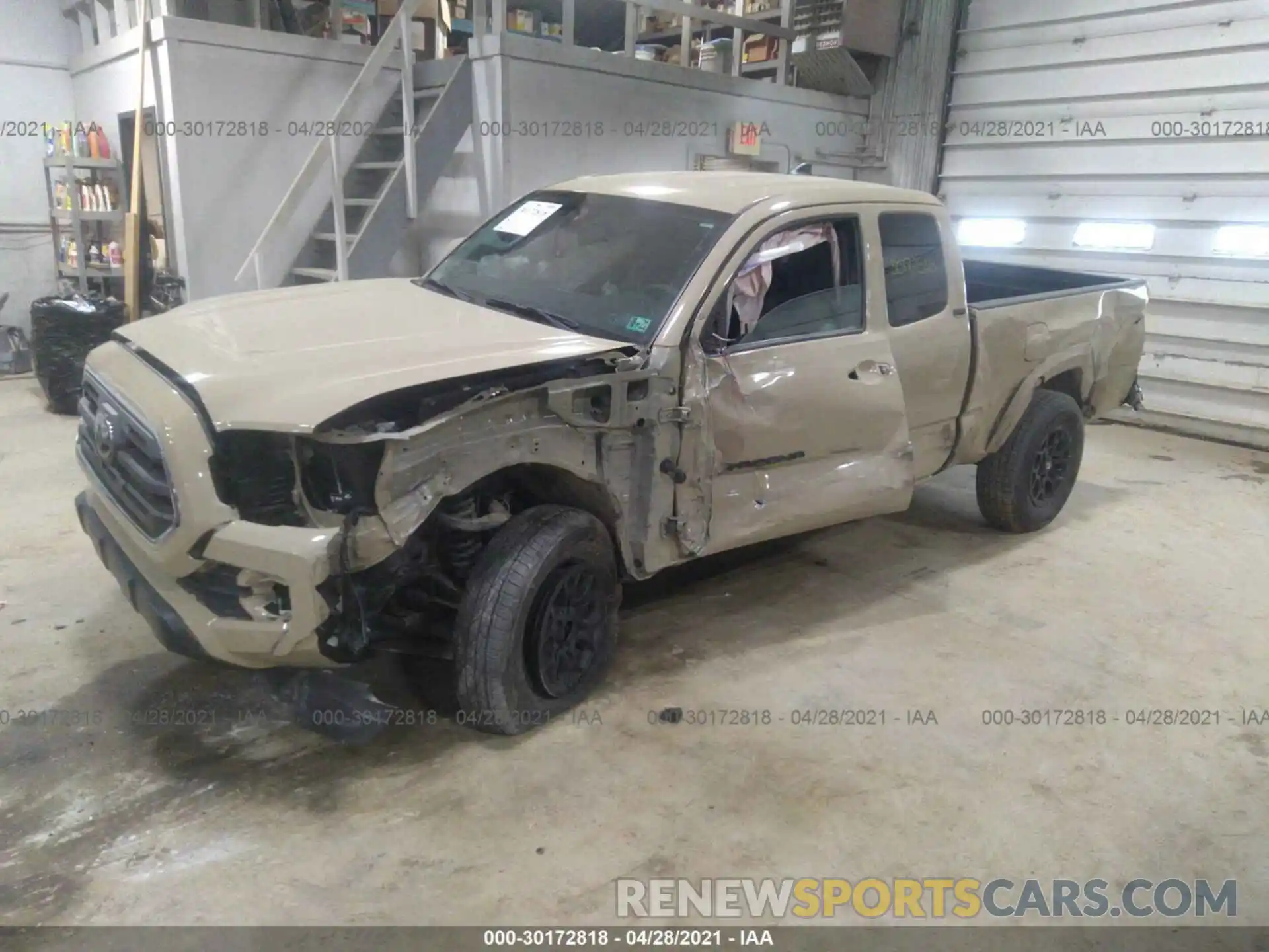 2 Photograph of a damaged car 5TFSZ5AN6KX176972 TOYOTA TACOMA 4WD 2019