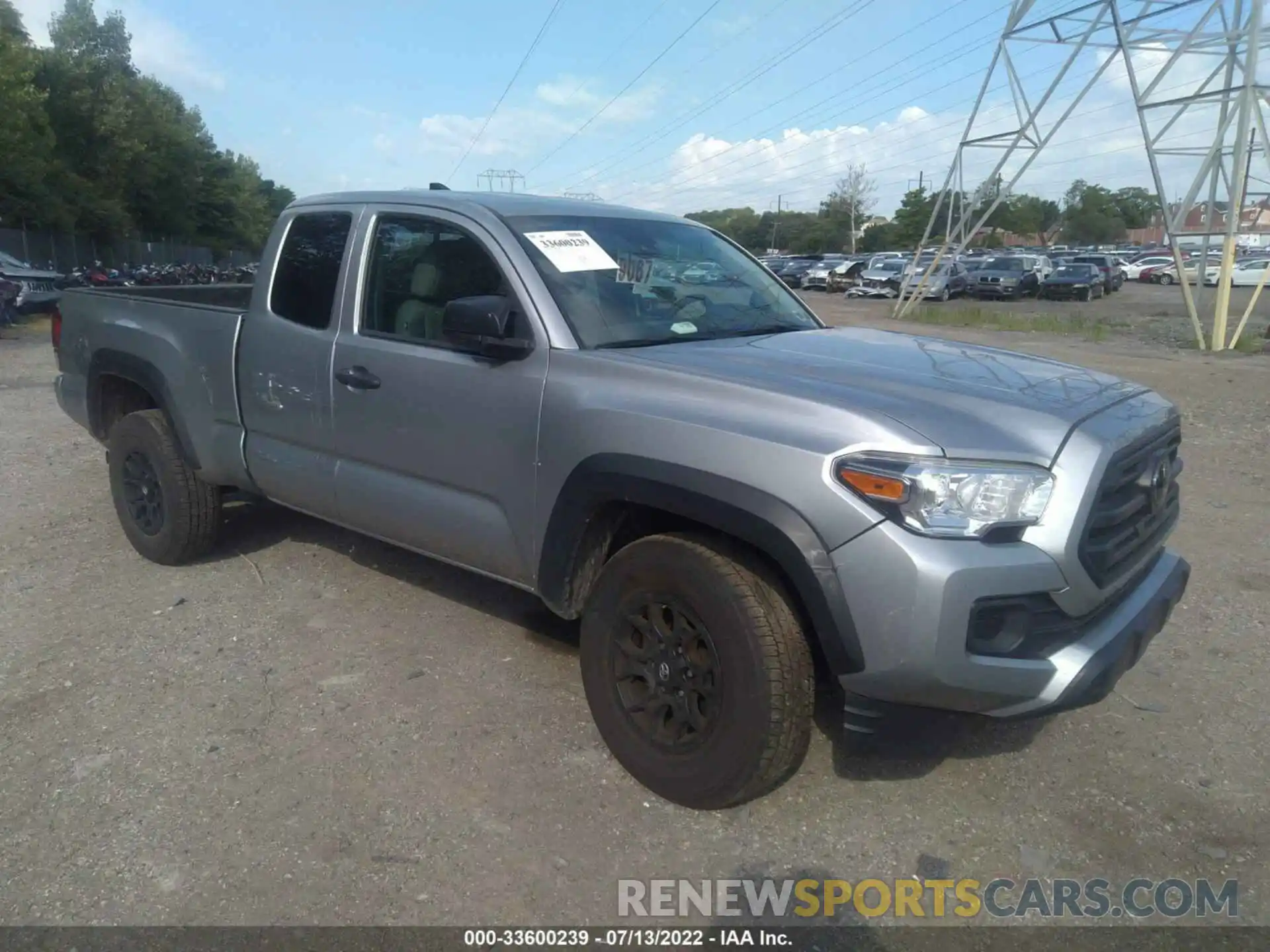 1 Photograph of a damaged car 5TFSZ5AN6KX189611 TOYOTA TACOMA 4WD 2019