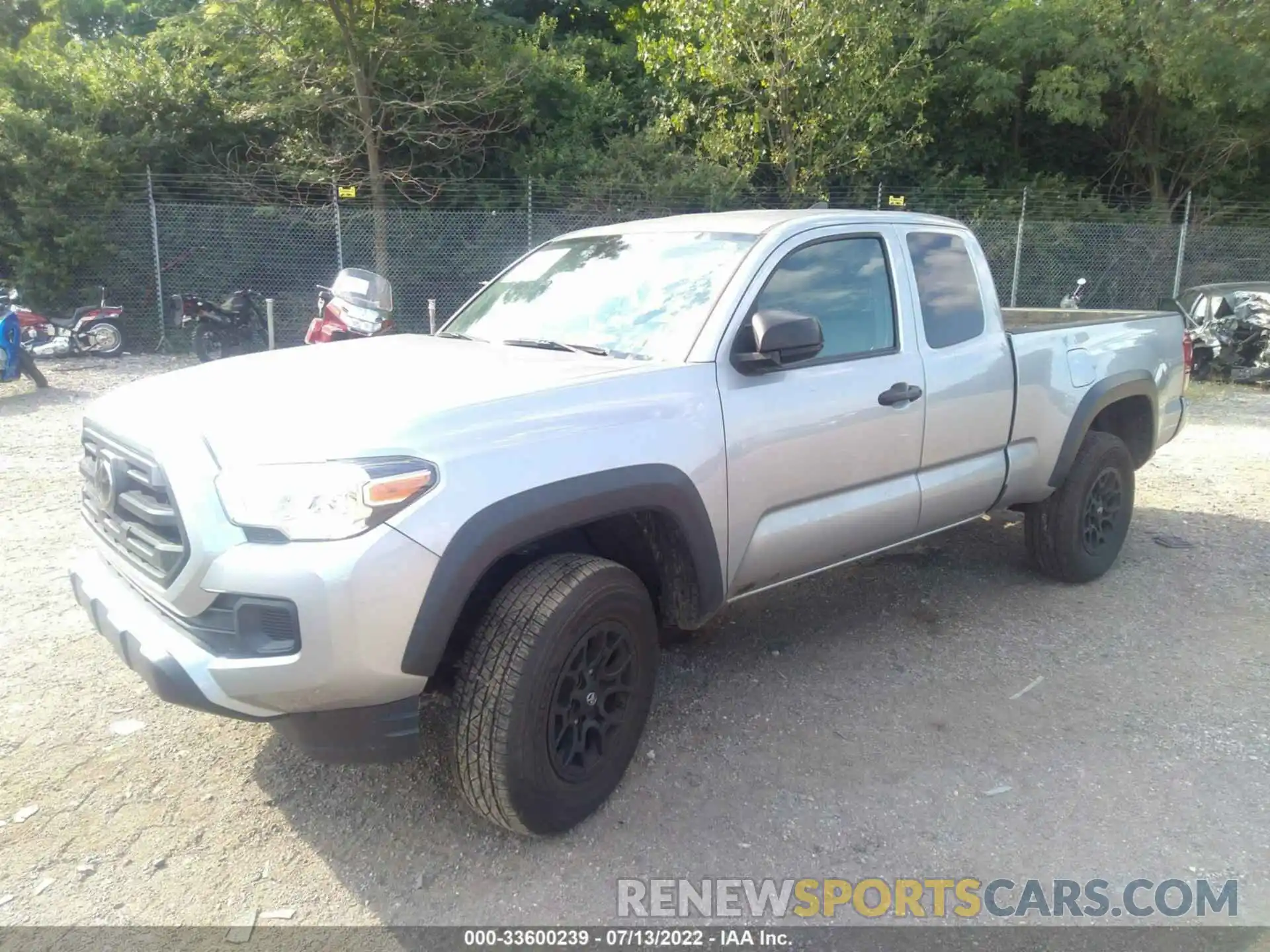 2 Photograph of a damaged car 5TFSZ5AN6KX189611 TOYOTA TACOMA 4WD 2019