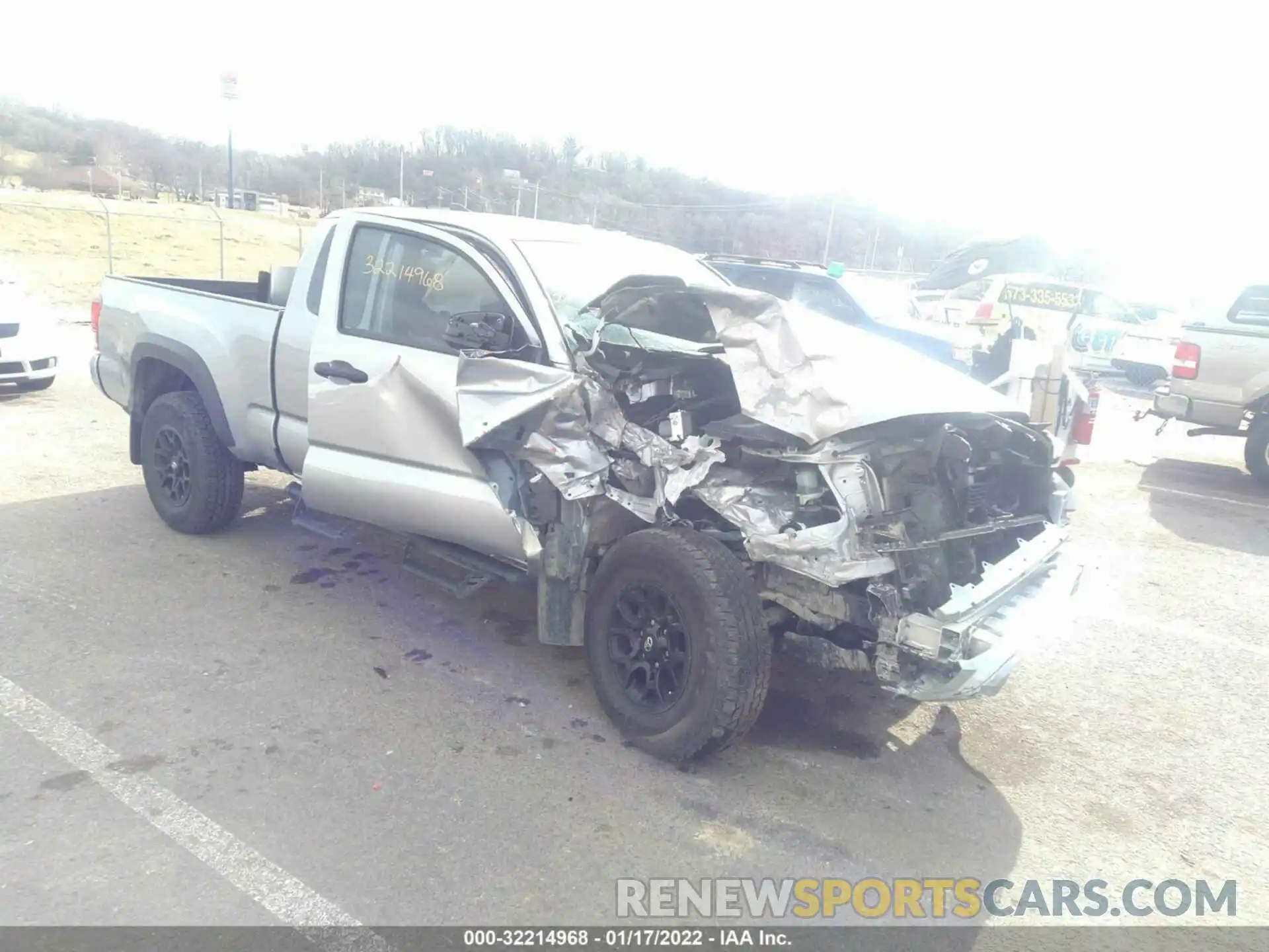 1 Photograph of a damaged car 5TFSZ5AN7KX171330 TOYOTA TACOMA 4WD 2019