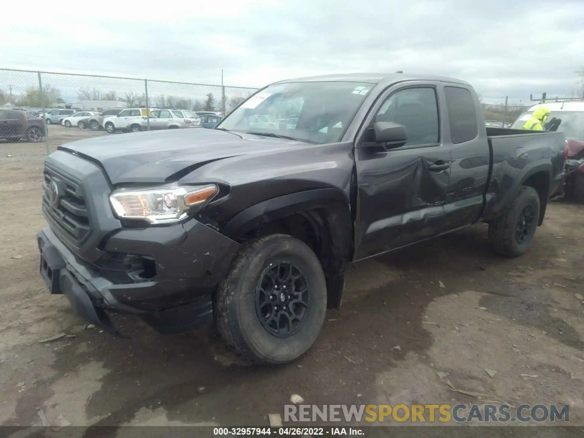 2 Photograph of a damaged car 5TFSZ5AN7KX198625 TOYOTA TACOMA 4WD 2019