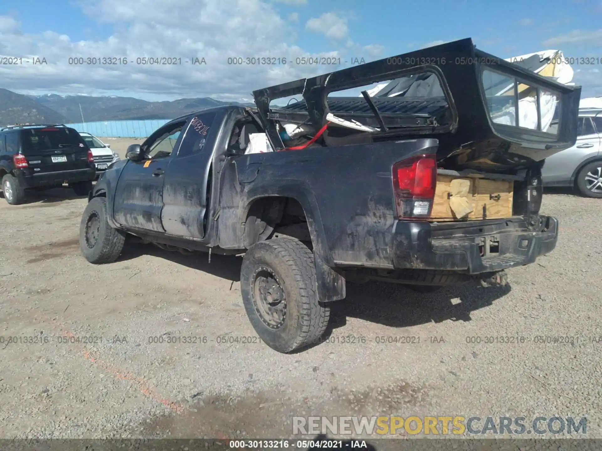 3 Photograph of a damaged car 5TFSZ5AN8KX166671 TOYOTA TACOMA 4WD 2019