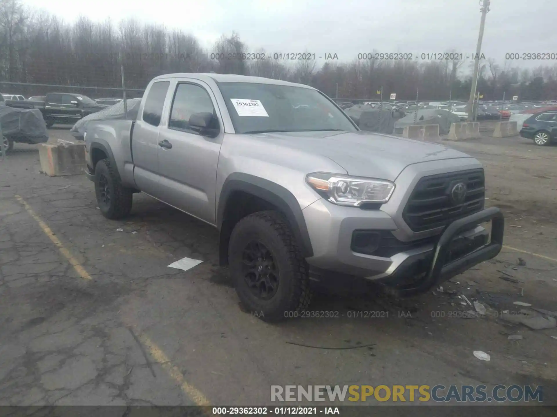 1 Photograph of a damaged car 5TFSZ5AN9KX167103 TOYOTA TACOMA 4WD 2019