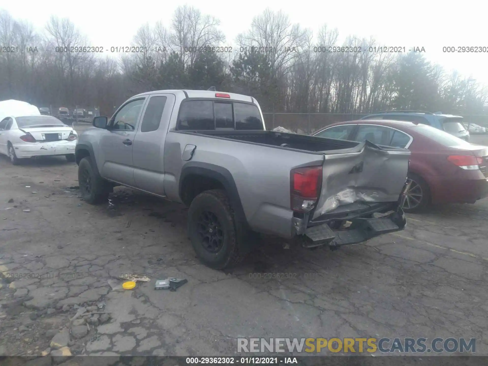 3 Photograph of a damaged car 5TFSZ5AN9KX167103 TOYOTA TACOMA 4WD 2019