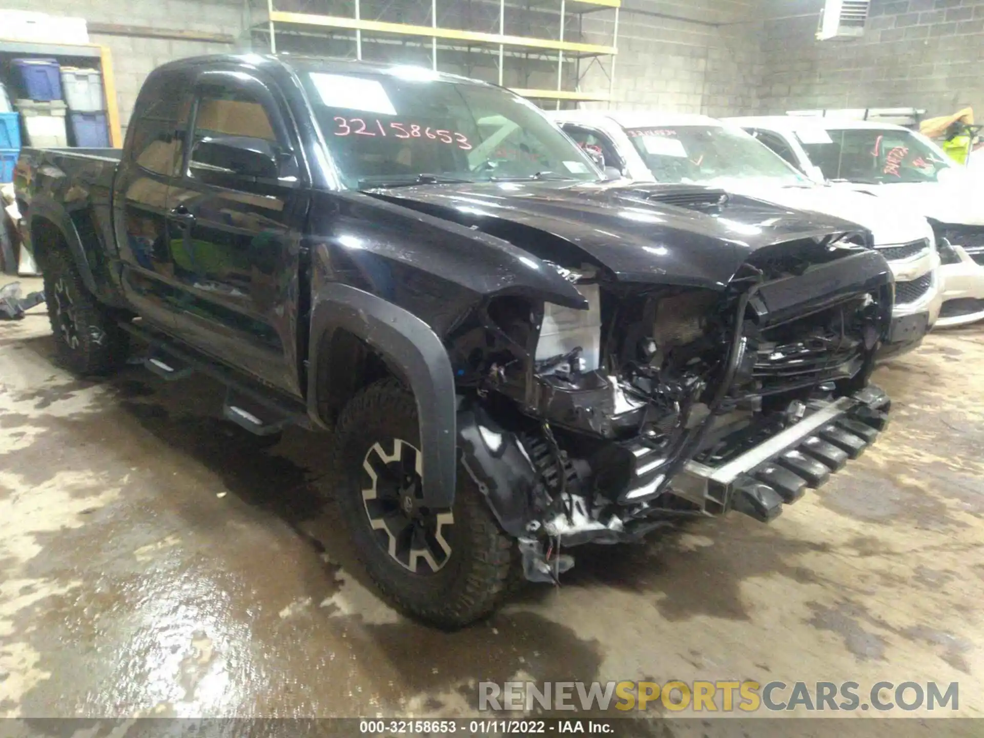 1 Photograph of a damaged car 5TFSZ5AN9KX177078 TOYOTA TACOMA 4WD 2019