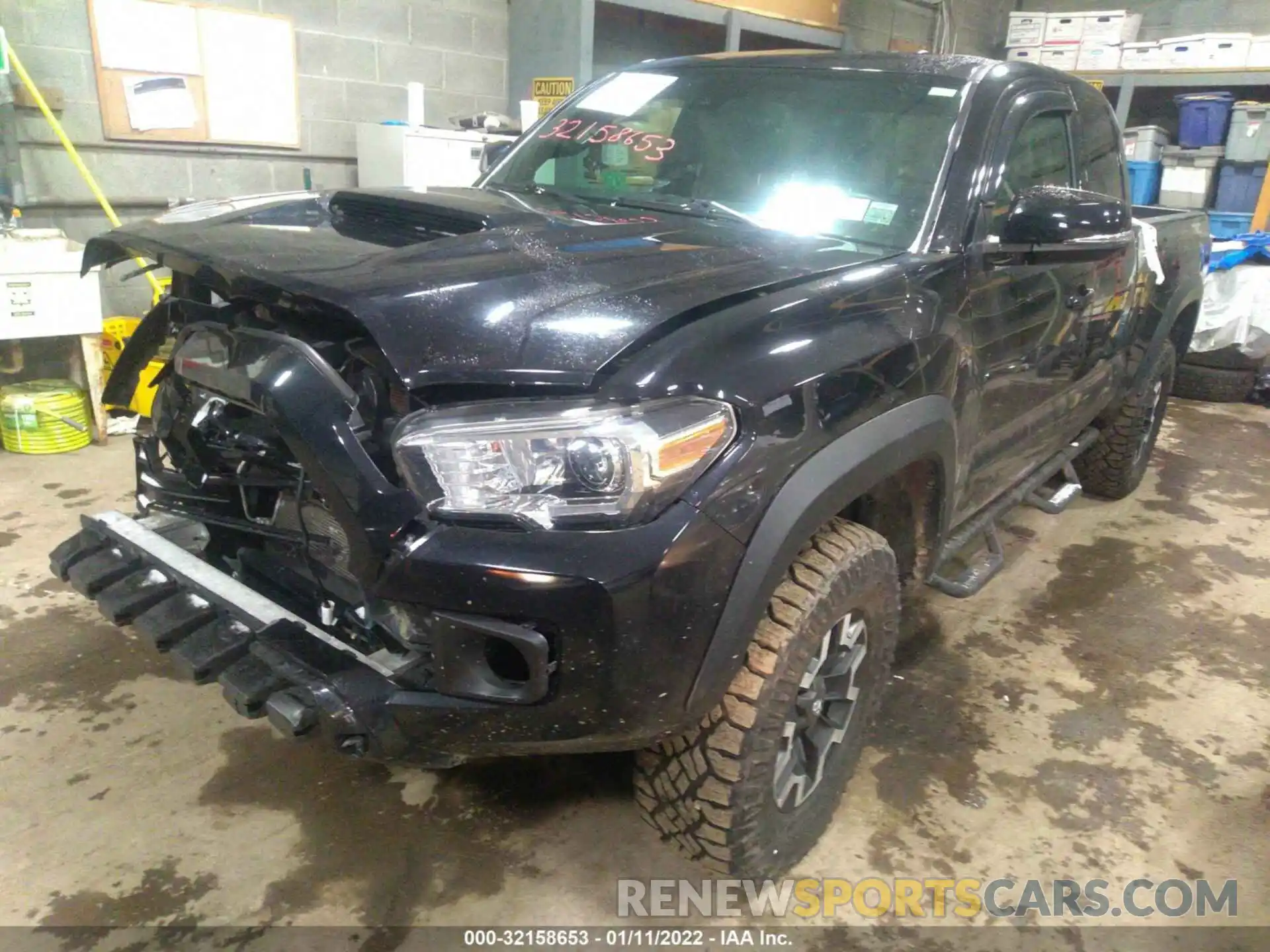 2 Photograph of a damaged car 5TFSZ5AN9KX177078 TOYOTA TACOMA 4WD 2019