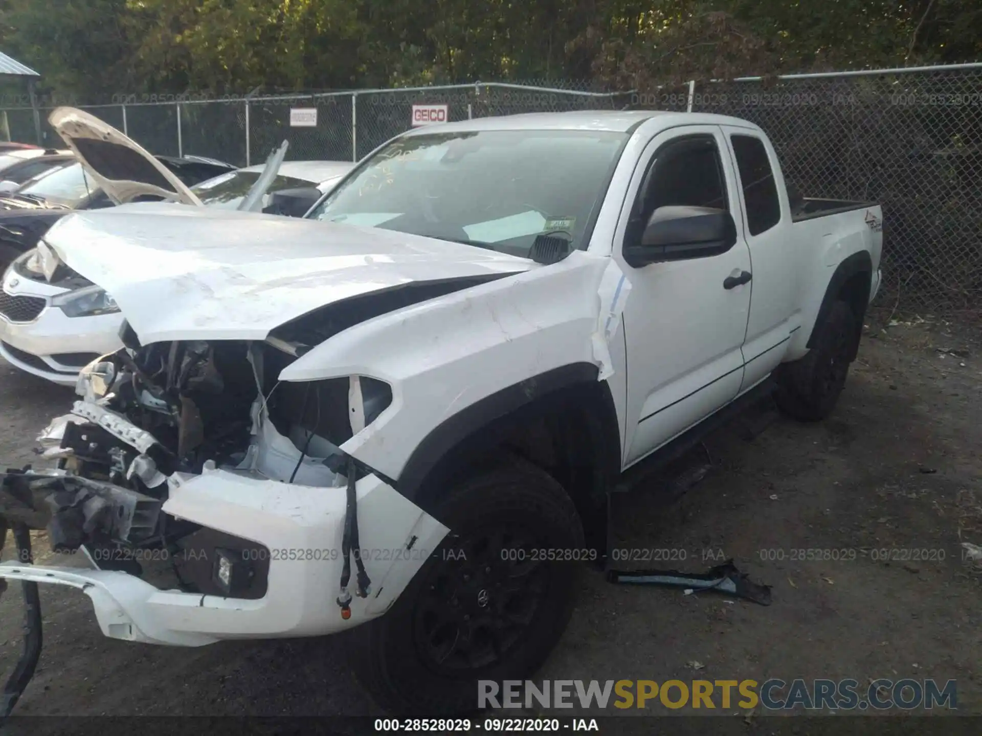 2 Photograph of a damaged car 5TFSZ5AN9KX183270 TOYOTA TACOMA 4WD 2019