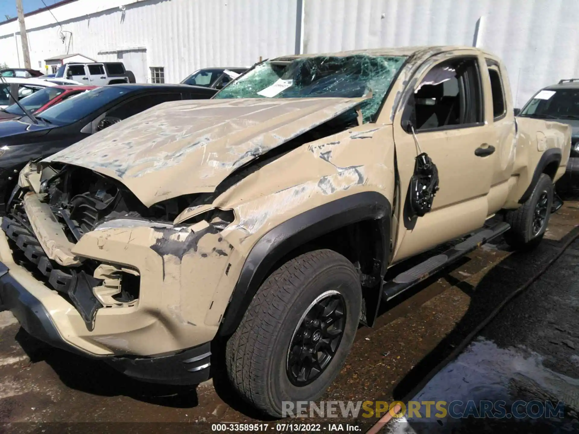 2 Photograph of a damaged car 5TFSZ5AN9KX194835 TOYOTA TACOMA 4WD 2019