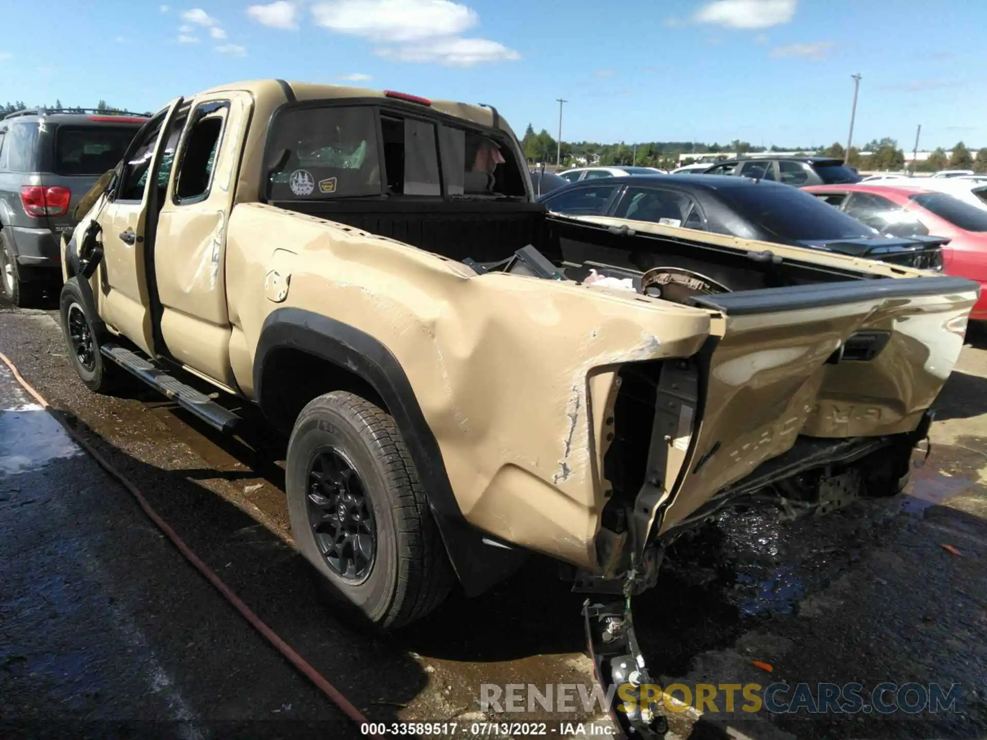 3 Photograph of a damaged car 5TFSZ5AN9KX194835 TOYOTA TACOMA 4WD 2019