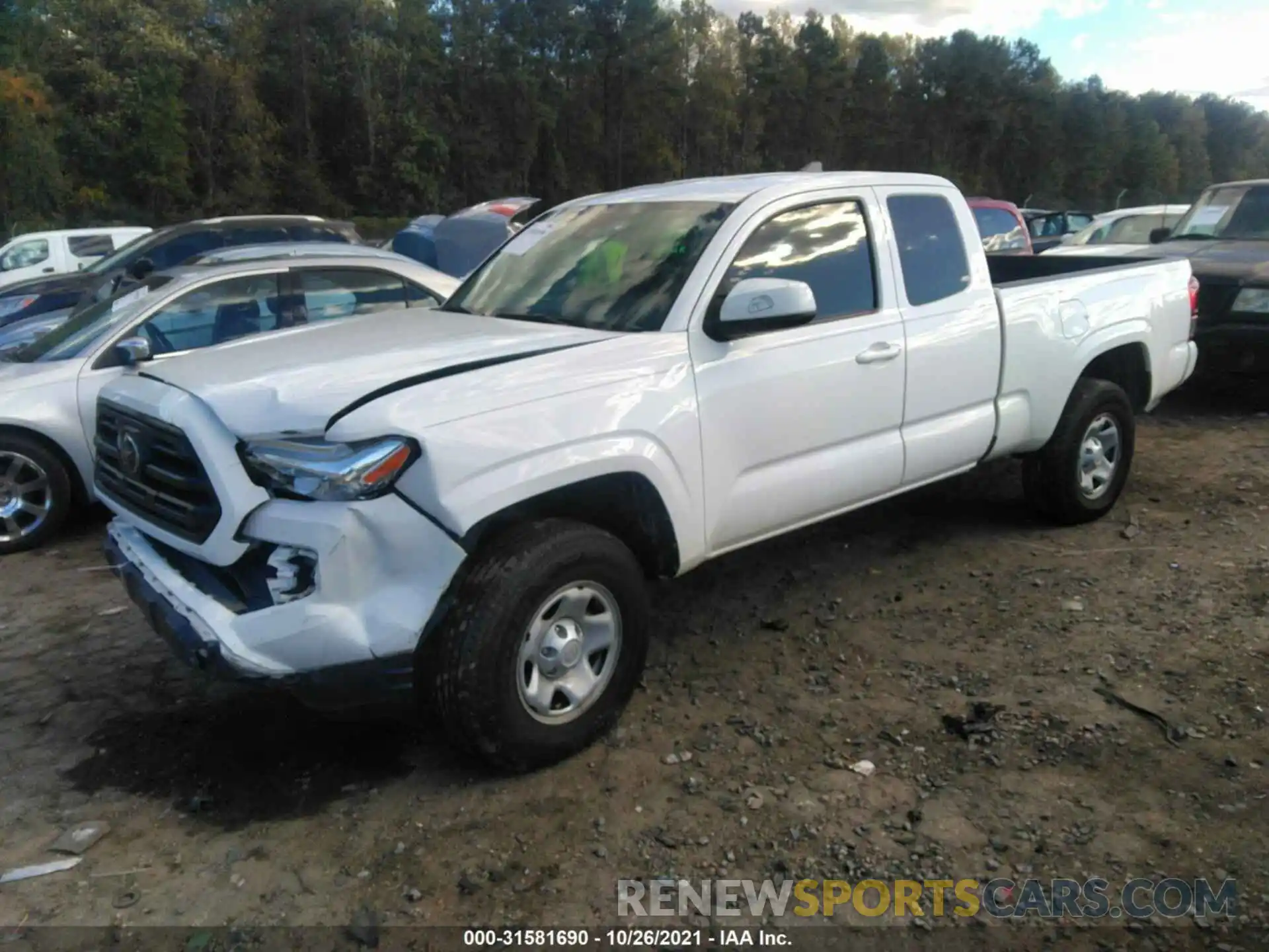 2 Photograph of a damaged car 5TFSZ5ANXKX168051 TOYOTA TACOMA 4WD 2019