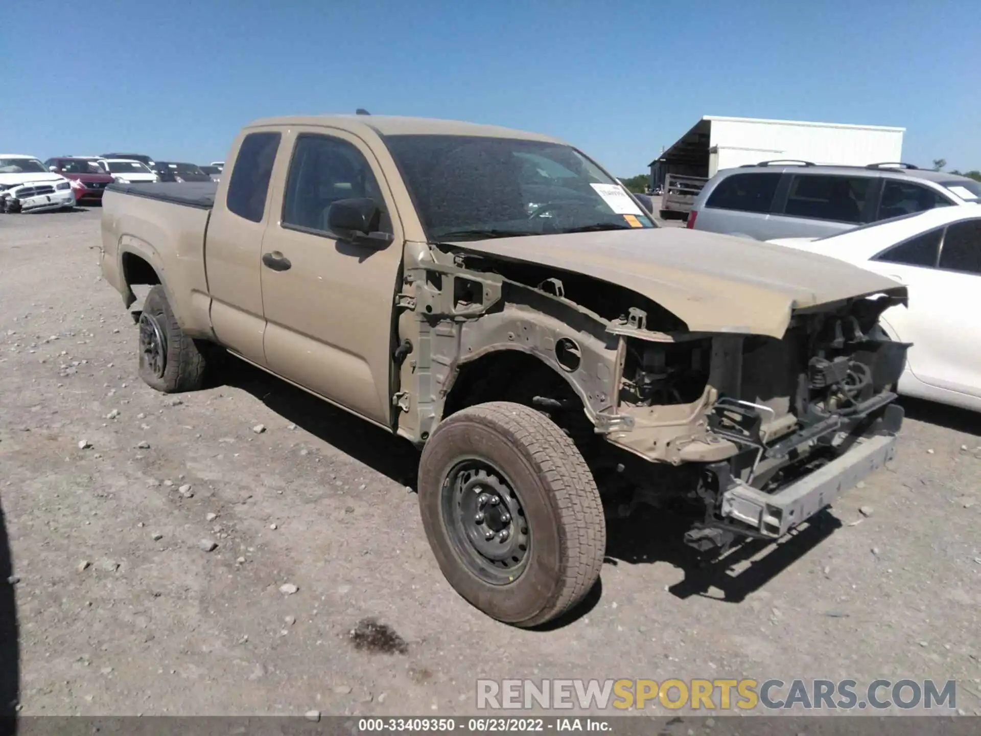 1 Photograph of a damaged car 5TFSZ5ANXKX176859 TOYOTA TACOMA 4WD 2019