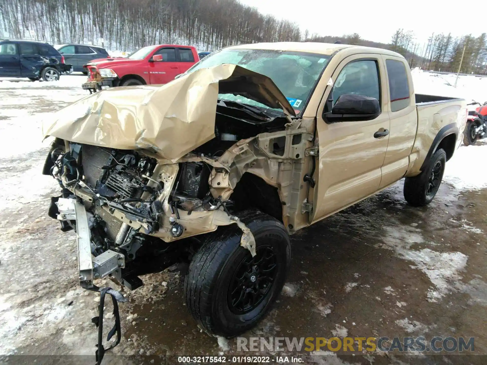 2 Фотография поврежденного автомобиля 5TFSZ5ANXKX189238 TOYOTA TACOMA 4WD 2019