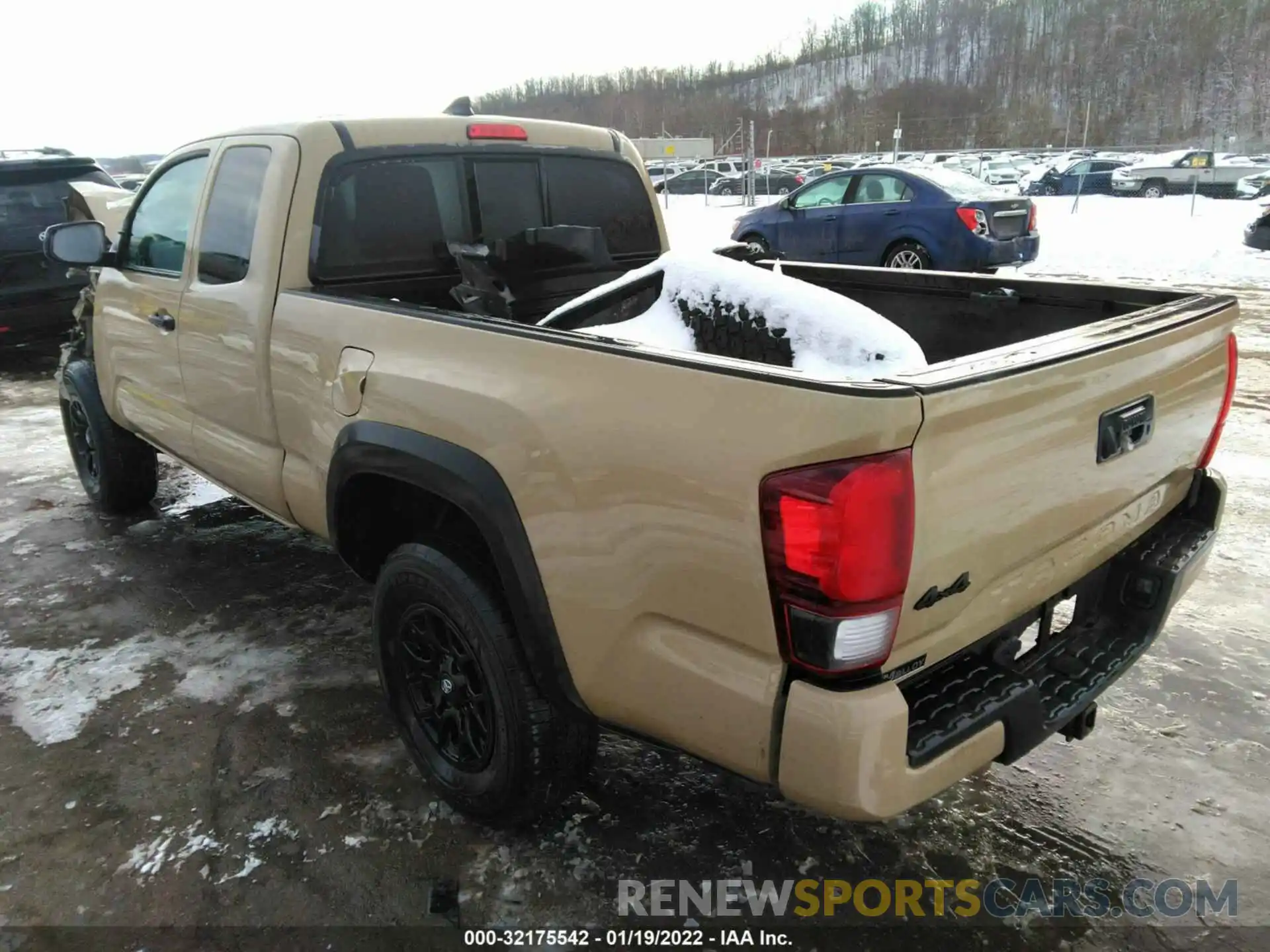 3 Photograph of a damaged car 5TFSZ5ANXKX189238 TOYOTA TACOMA 4WD 2019