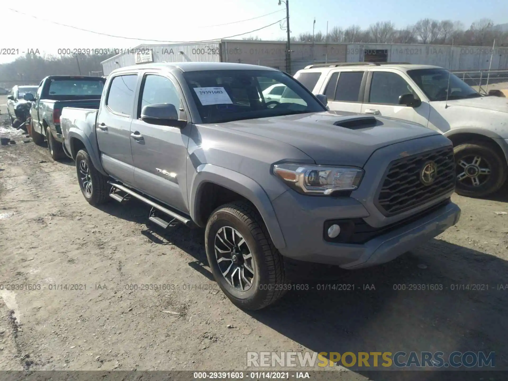 1 Photograph of a damaged car 3TMCZ5AN0LM292566 TOYOTA TACOMA 4WD 2020