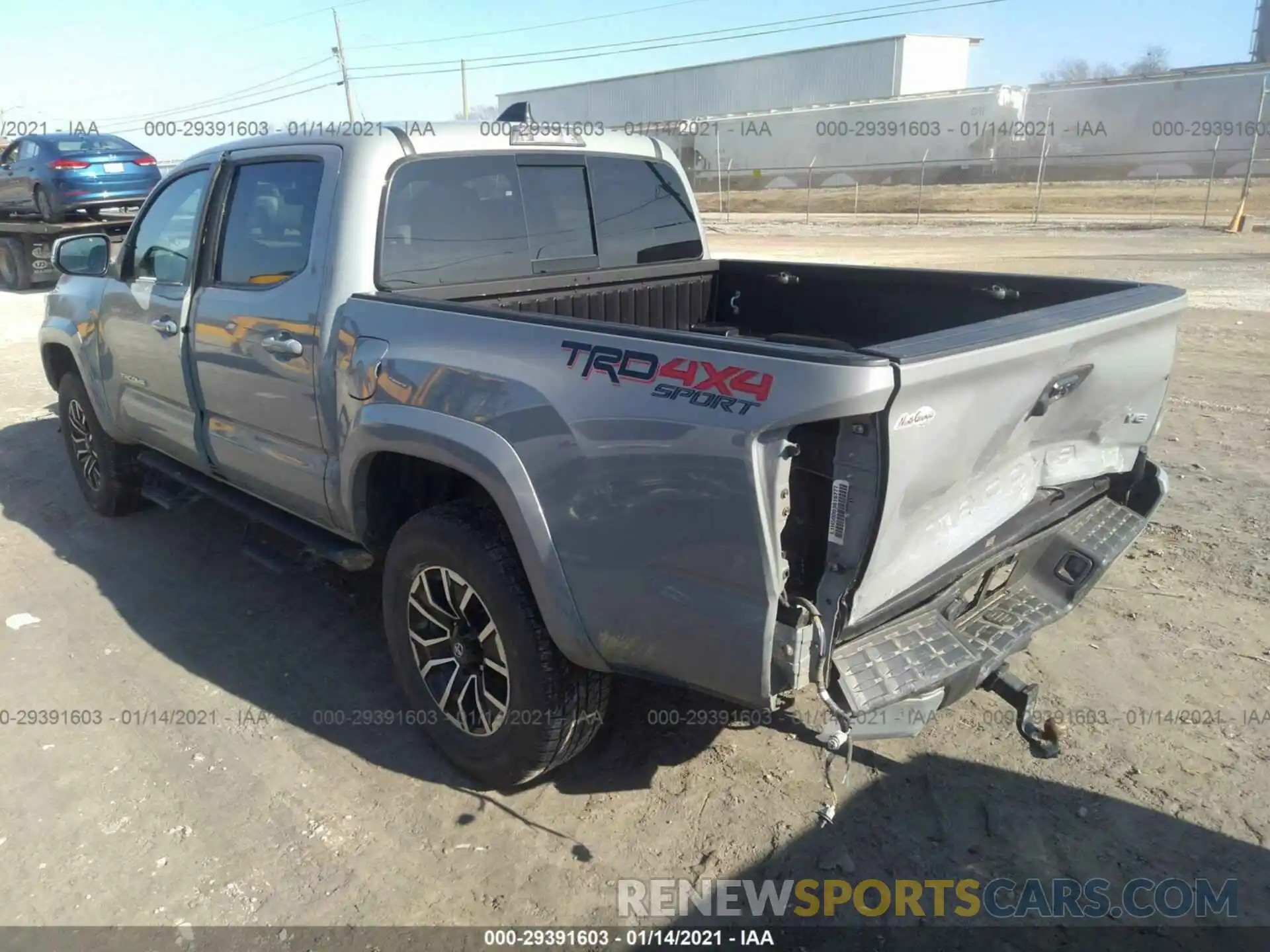 3 Photograph of a damaged car 3TMCZ5AN0LM292566 TOYOTA TACOMA 4WD 2020