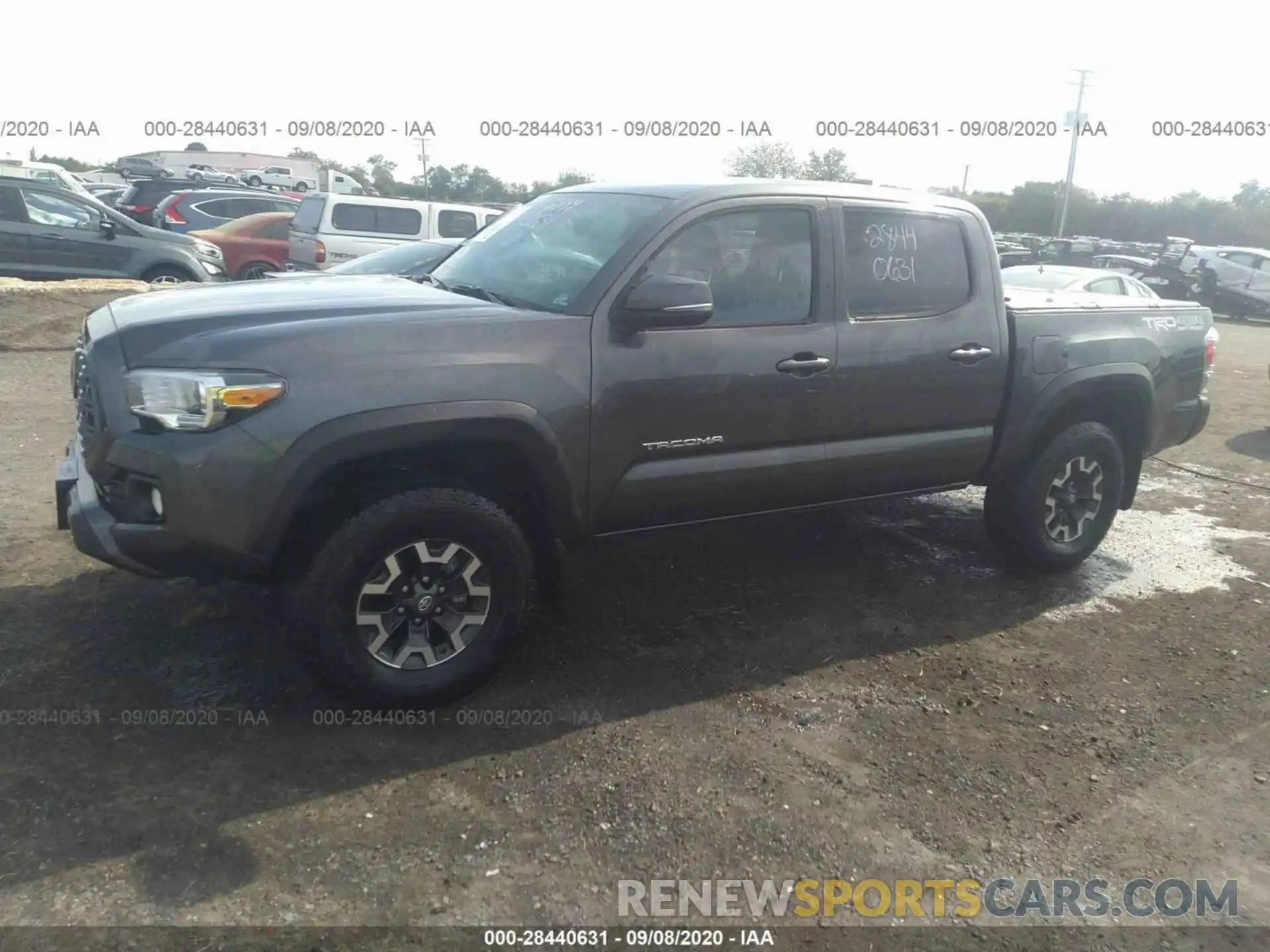 2 Photograph of a damaged car 3TMCZ5AN0LM310872 TOYOTA TACOMA 4WD 2020