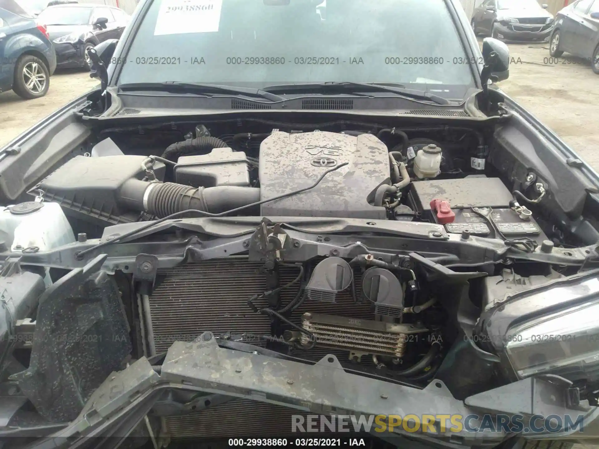 10 Photograph of a damaged car 3TMCZ5AN0LM311715 TOYOTA TACOMA 4WD 2020