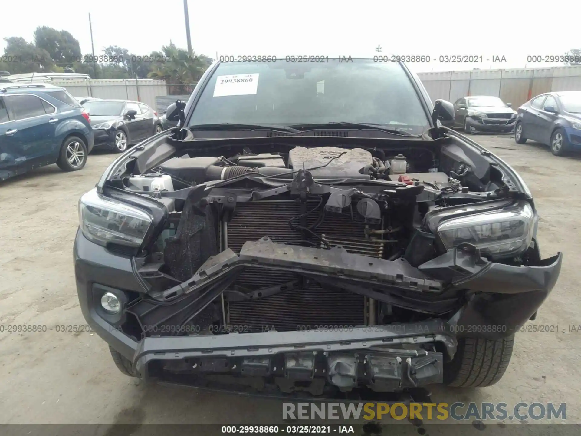 6 Photograph of a damaged car 3TMCZ5AN0LM311715 TOYOTA TACOMA 4WD 2020