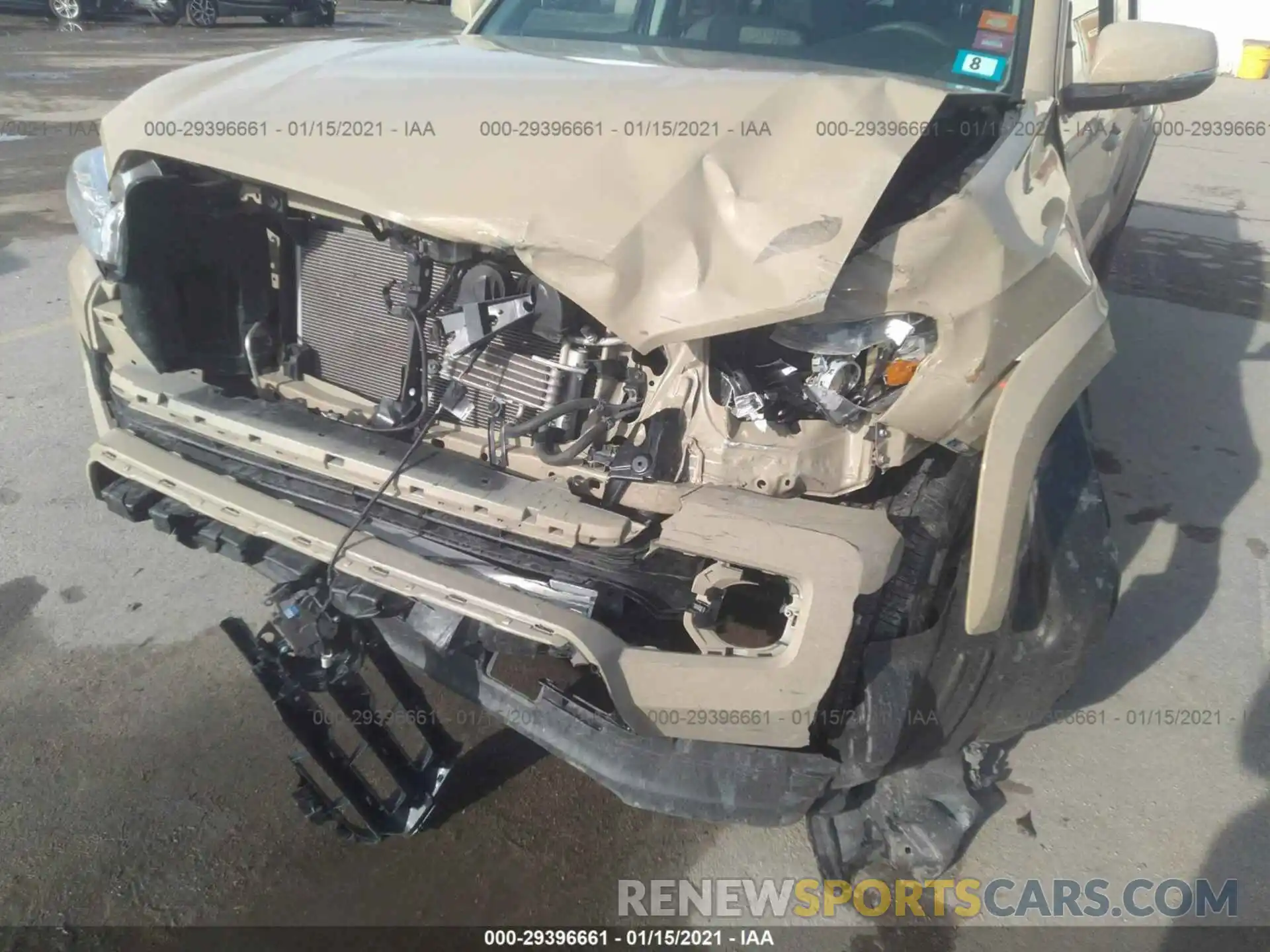 6 Photograph of a damaged car 3TMCZ5AN0LM313822 TOYOTA TACOMA 4WD 2020