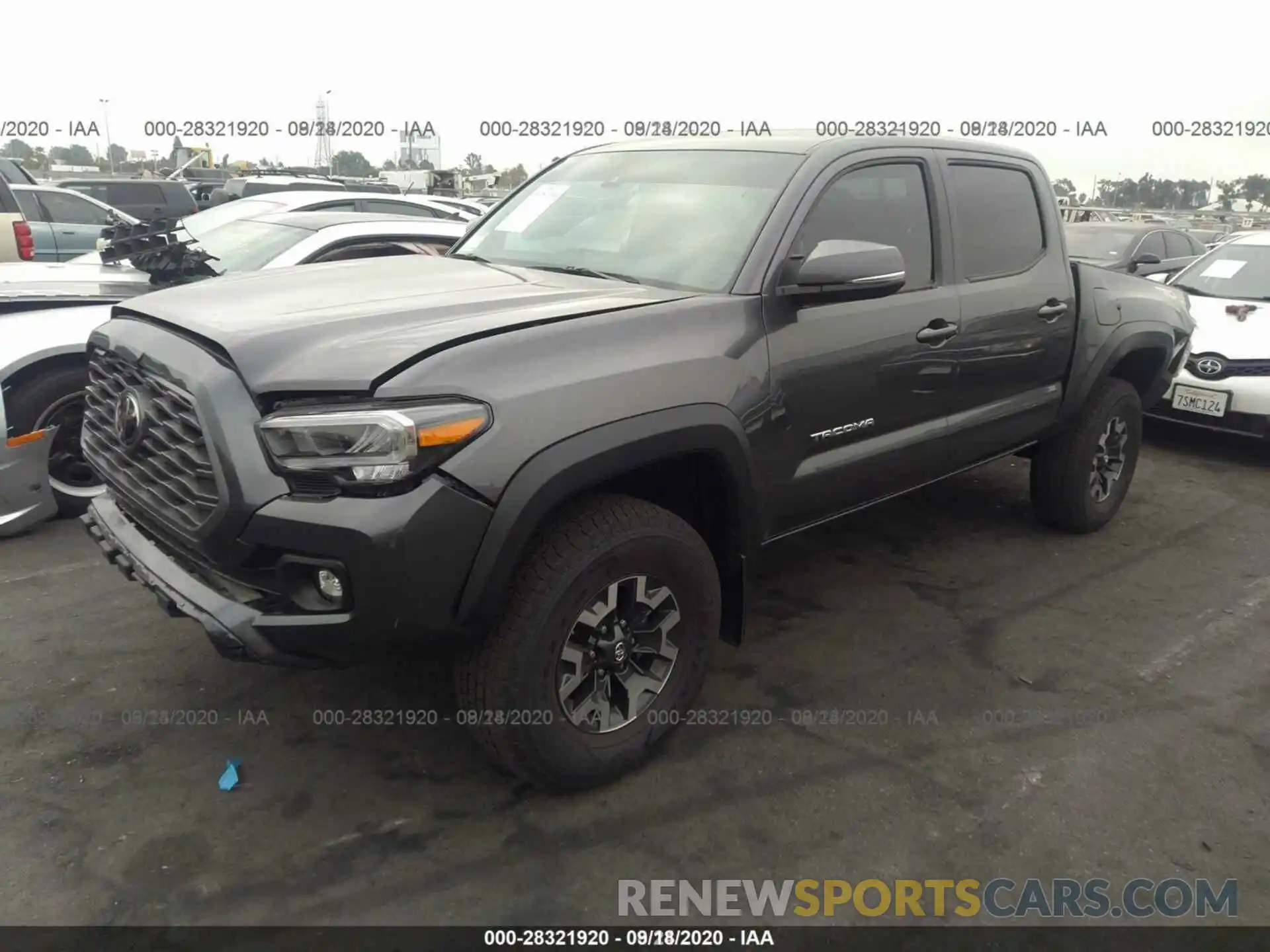 13 Фотография поврежденного автомобиля 3TMCZ5AN0LM314856 TOYOTA TACOMA 4WD 2020