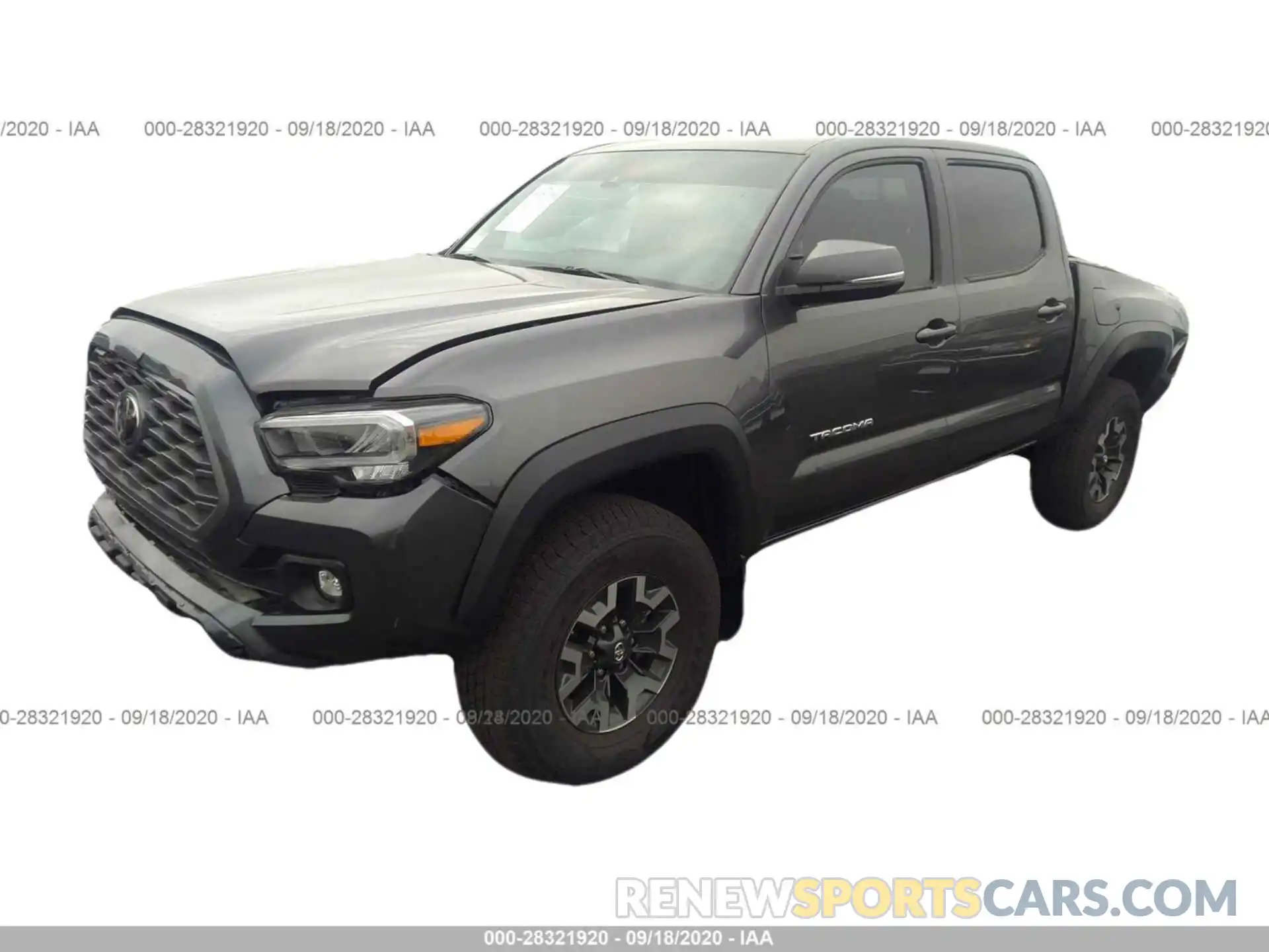 2 Фотография поврежденного автомобиля 3TMCZ5AN0LM314856 TOYOTA TACOMA 4WD 2020