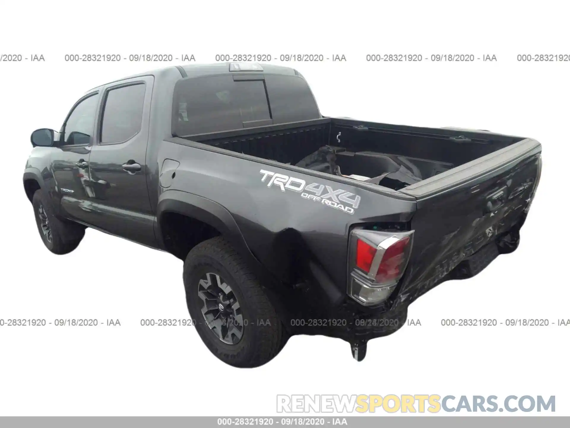 3 Фотография поврежденного автомобиля 3TMCZ5AN0LM314856 TOYOTA TACOMA 4WD 2020