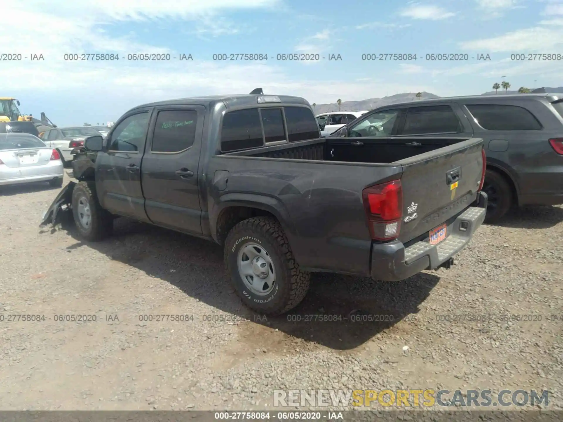 3 Photograph of a damaged car 3TMCZ5AN0LM316459 TOYOTA TACOMA 4WD 2020