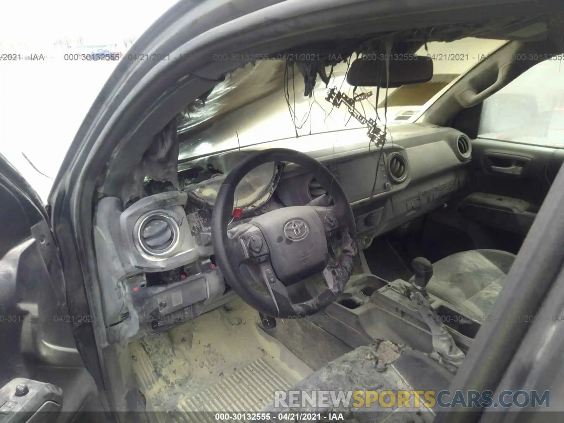 6 Photograph of a damaged car 3TMCZ5AN0LM323654 TOYOTA TACOMA 4WD 2020