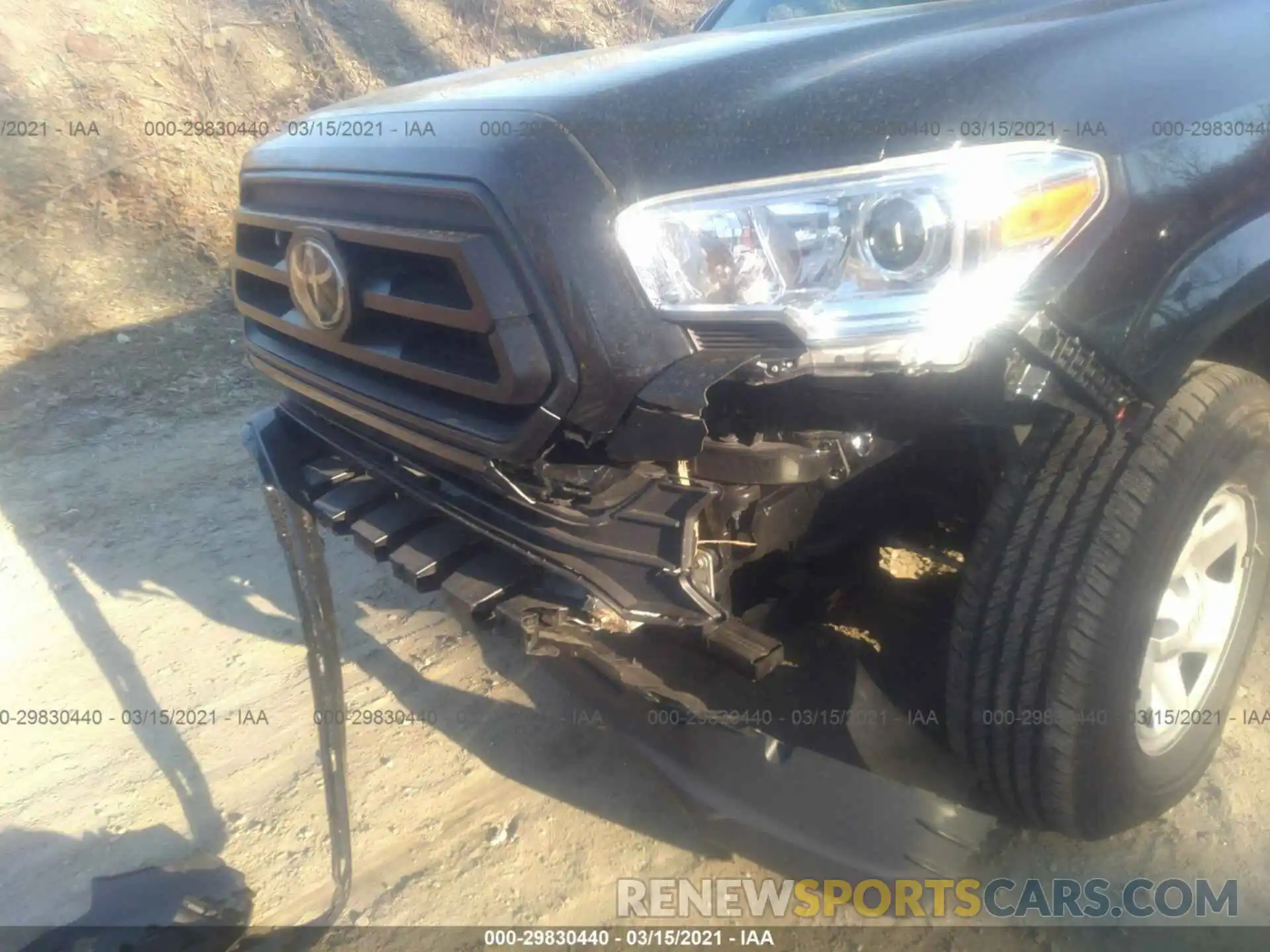 6 Photograph of a damaged car 3TMCZ5AN0LM329020 TOYOTA TACOMA 4WD 2020