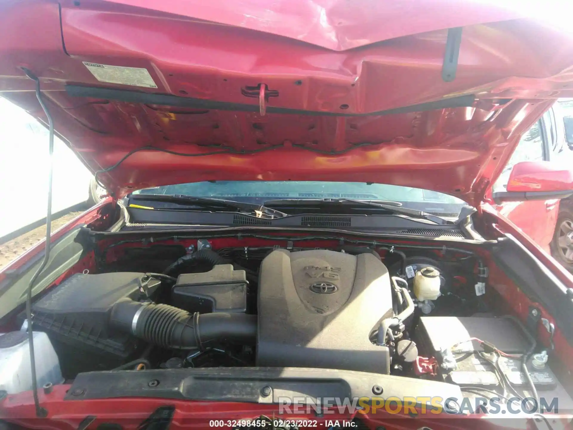 10 Photograph of a damaged car 3TMCZ5AN0LM338817 TOYOTA TACOMA 4WD 2020