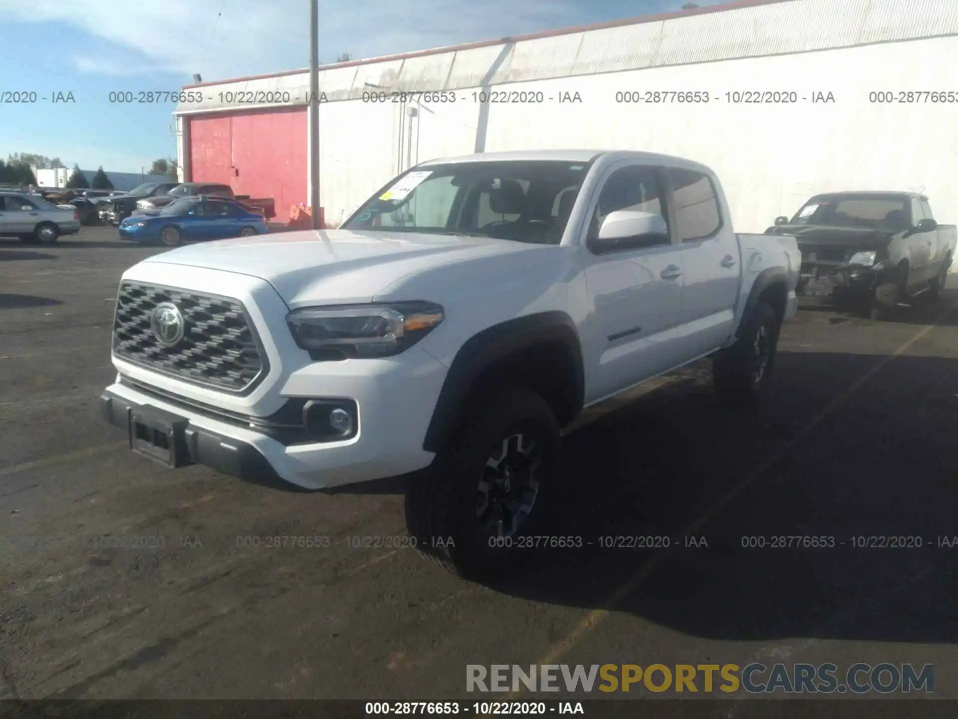 2 Photograph of a damaged car 3TMCZ5AN0LM340907 TOYOTA TACOMA 4WD 2020