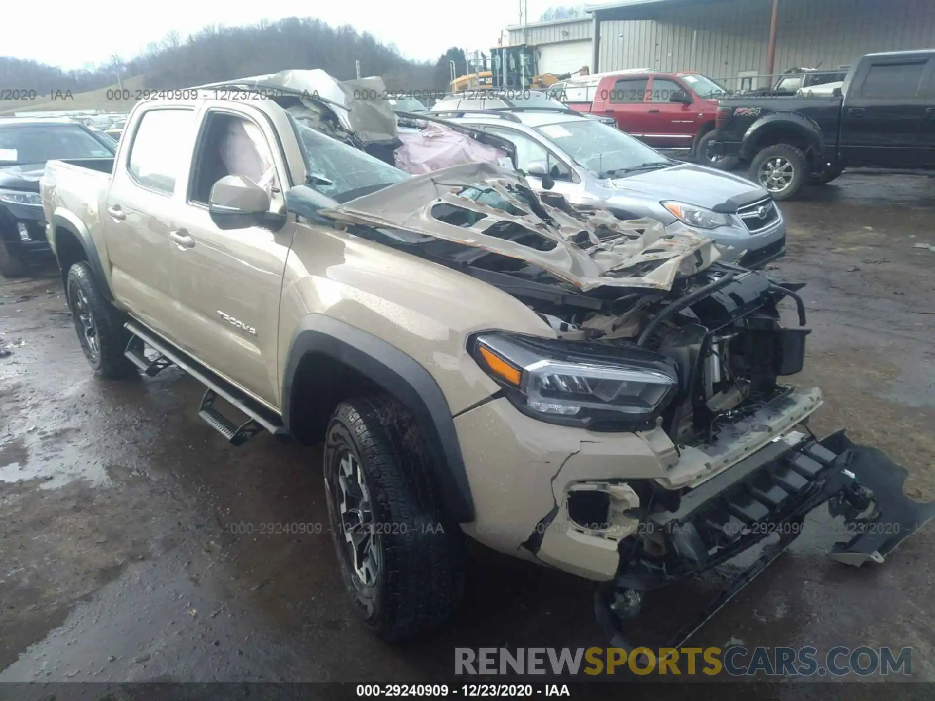 1 Photograph of a damaged car 3TMCZ5AN0LM359120 TOYOTA TACOMA 4WD 2020