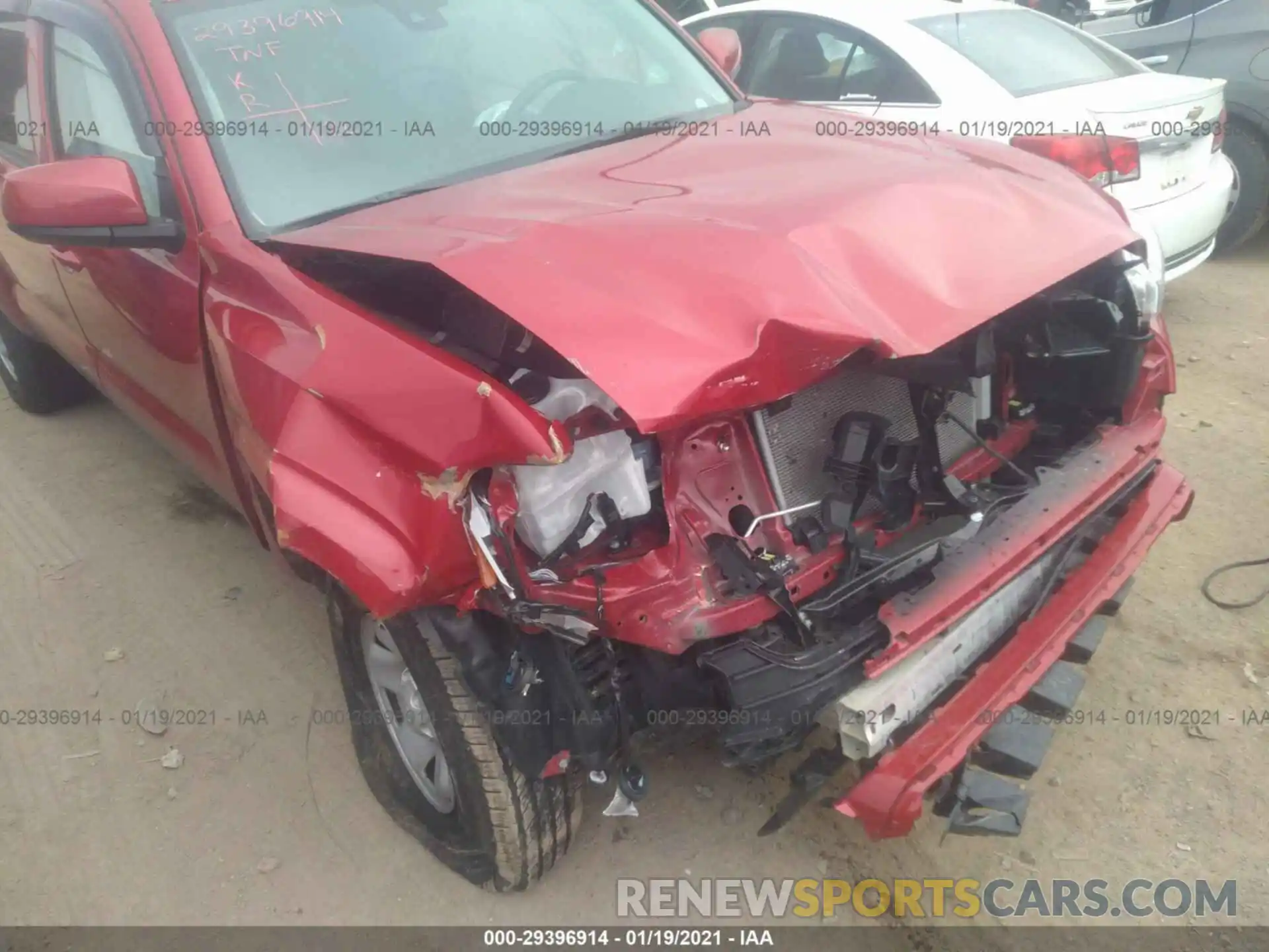 6 Photograph of a damaged car 3TMCZ5AN0LM364334 TOYOTA TACOMA 4WD 2020