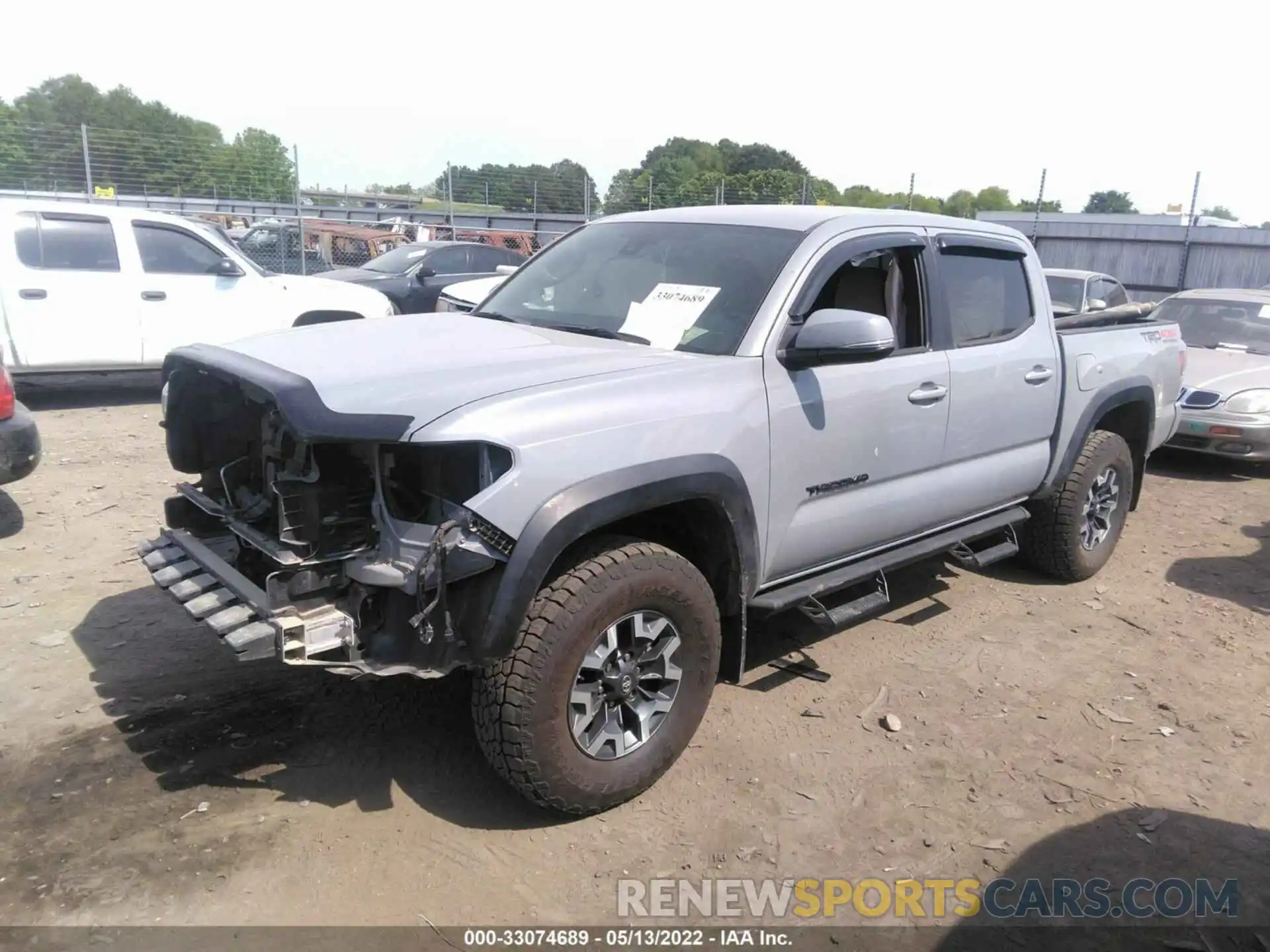 2 Photograph of a damaged car 3TMCZ5AN1LM292172 TOYOTA TACOMA 4WD 2020