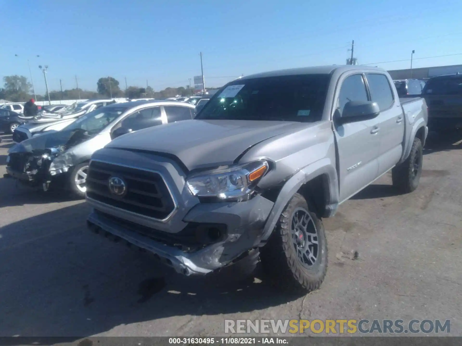 6 Photograph of a damaged car 3TMCZ5AN1LM294410 TOYOTA TACOMA 4WD 2020