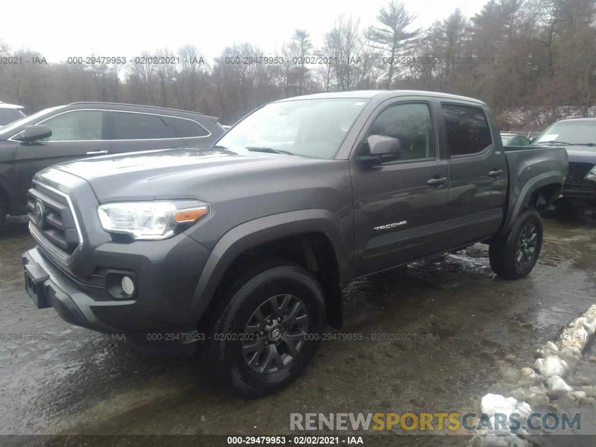 2 Photograph of a damaged car 3TMCZ5AN1LM299879 TOYOTA TACOMA 4WD 2020