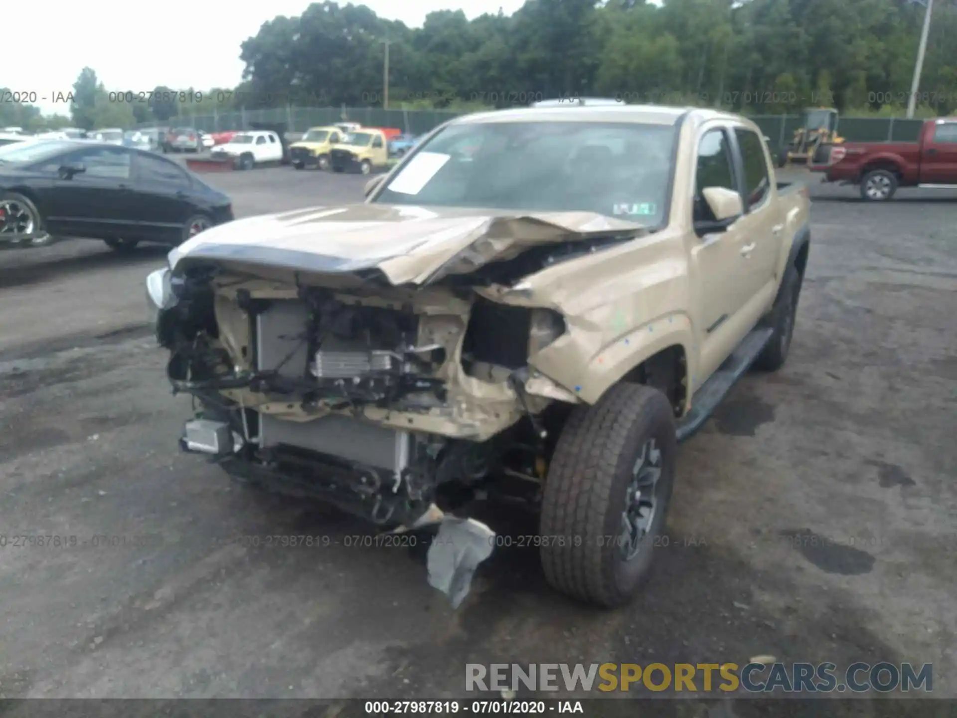 6 Photograph of a damaged car 3TMCZ5AN1LM301100 TOYOTA TACOMA 4WD 2020