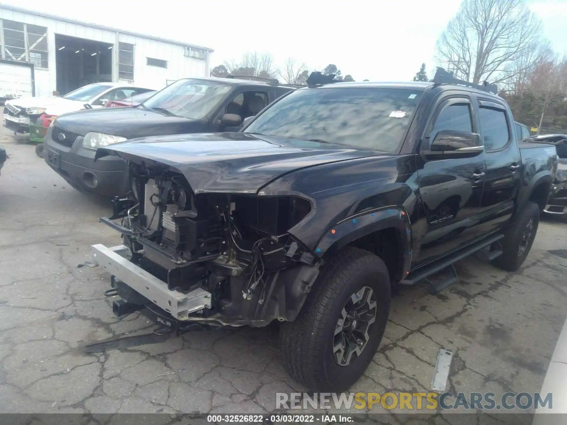 2 Photograph of a damaged car 3TMCZ5AN1LM307432 TOYOTA TACOMA 4WD 2020