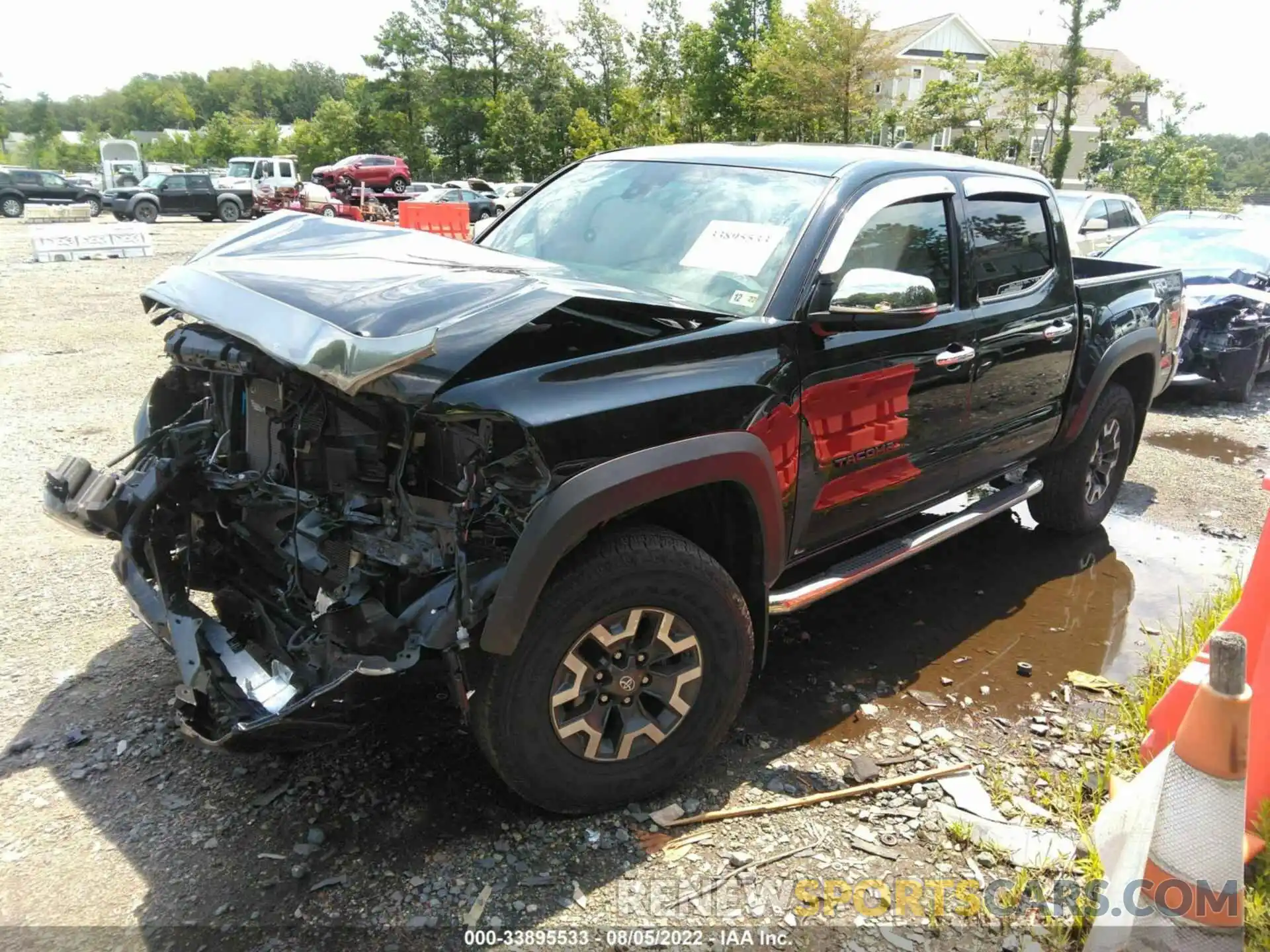 2 Photograph of a damaged car 3TMCZ5AN1LM312372 TOYOTA TACOMA 4WD 2020