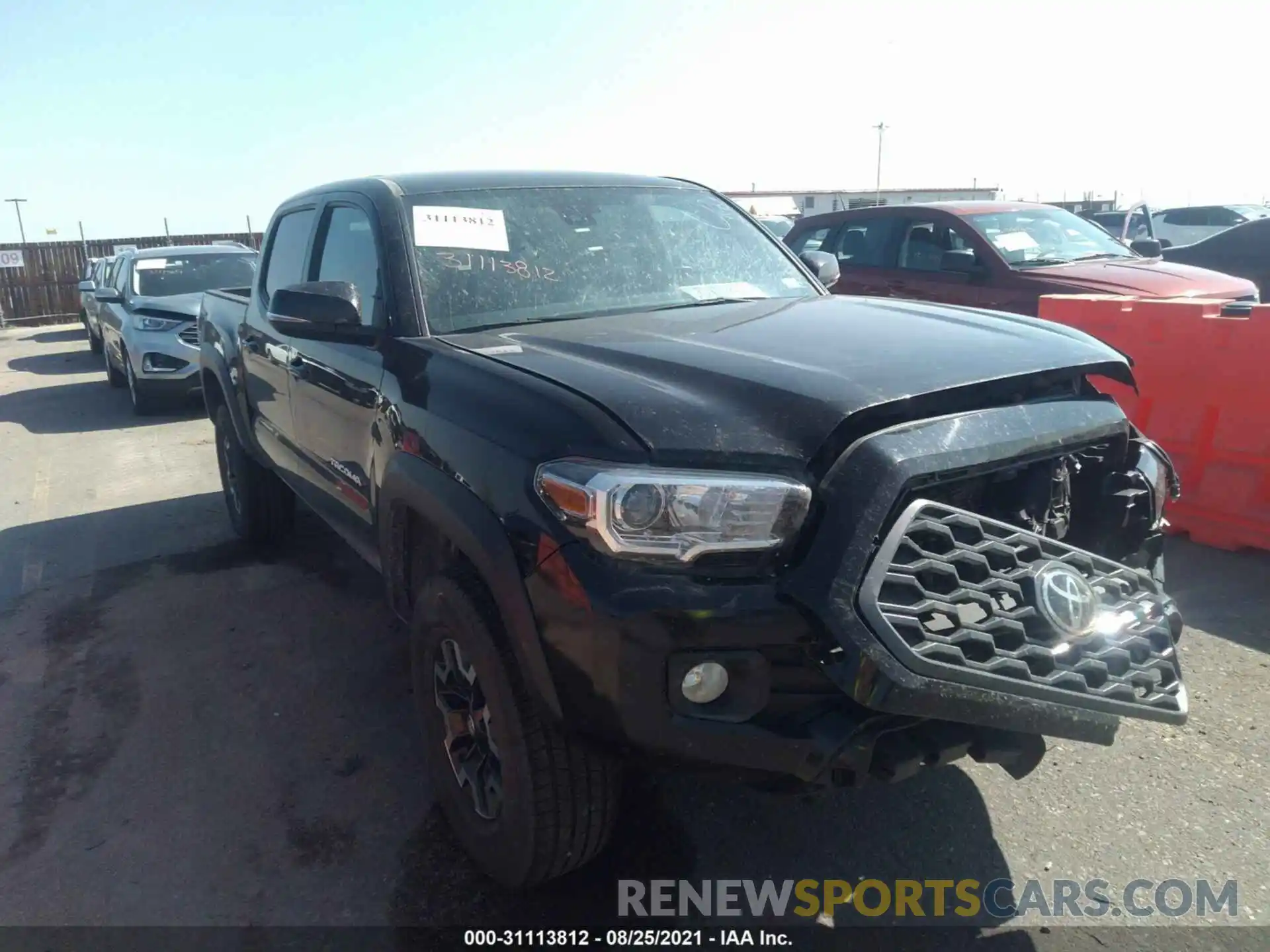 1 Photograph of a damaged car 3TMCZ5AN1LM314252 TOYOTA TACOMA 4WD 2020