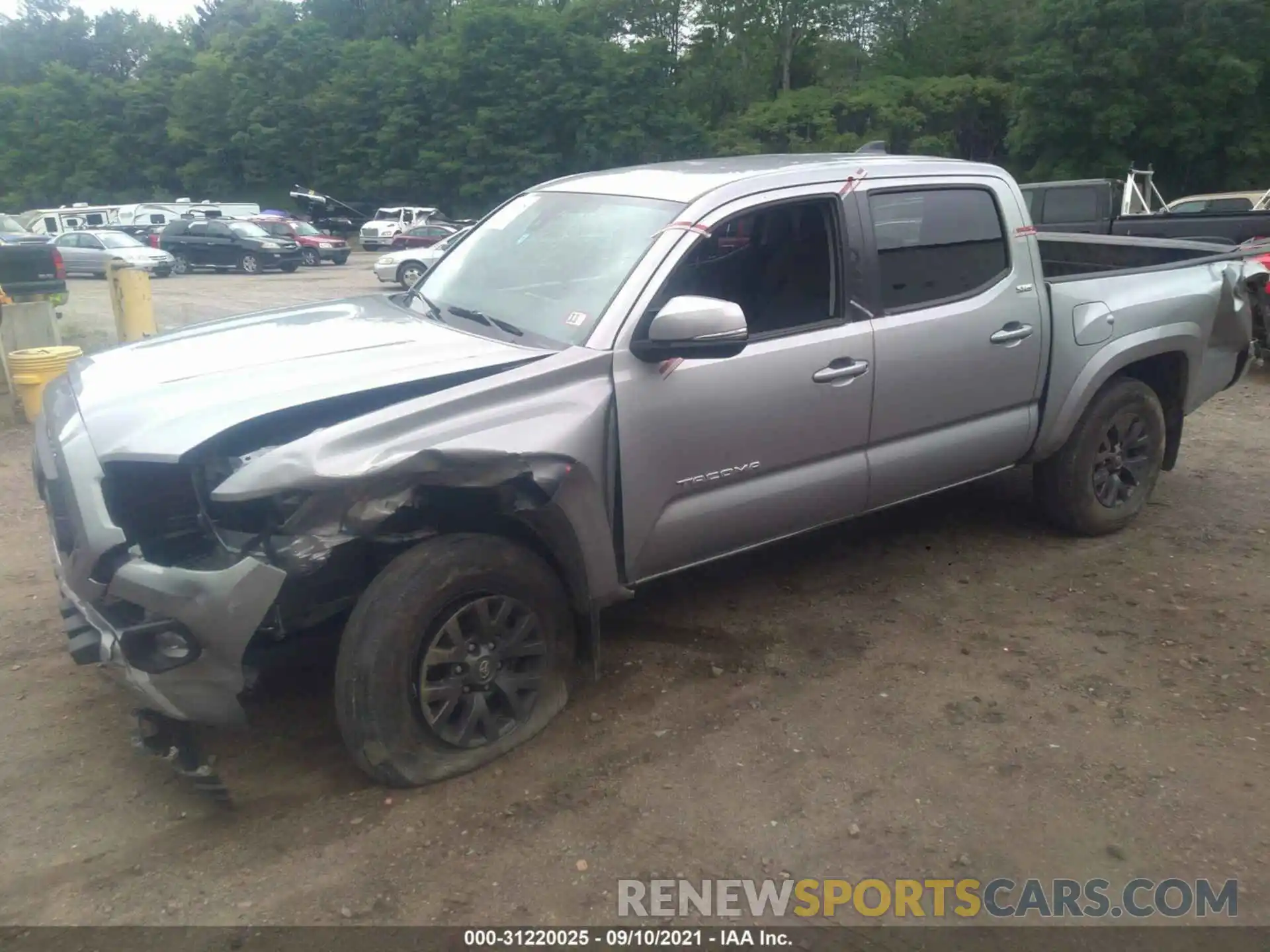 2 Фотография поврежденного автомобиля 3TMCZ5AN1LM320617 TOYOTA TACOMA 4WD 2020