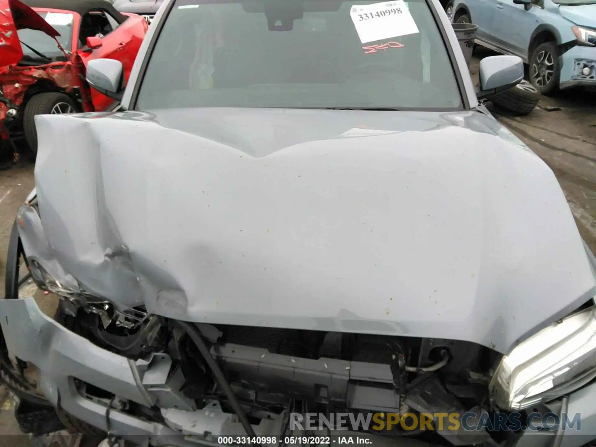 10 Photograph of a damaged car 3TMCZ5AN1LM321492 TOYOTA TACOMA 4WD 2020