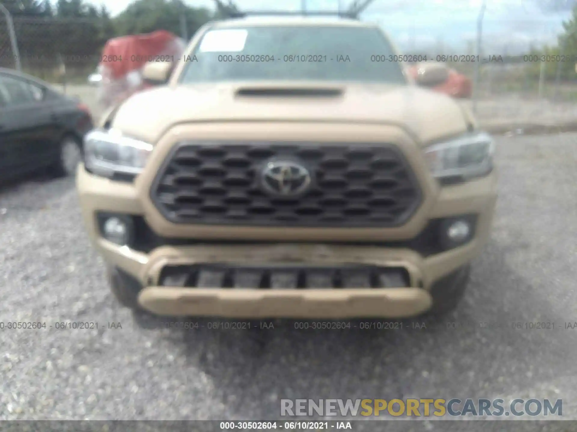 10 Photograph of a damaged car 3TMCZ5AN1LM321573 TOYOTA TACOMA 4WD 2020