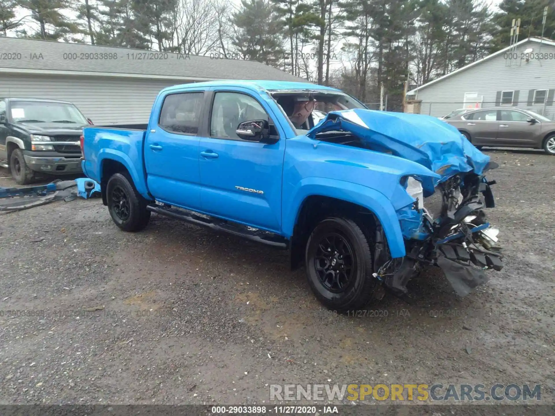 1 Photograph of a damaged car 3TMCZ5AN1LM322691 TOYOTA TACOMA 4WD 2020