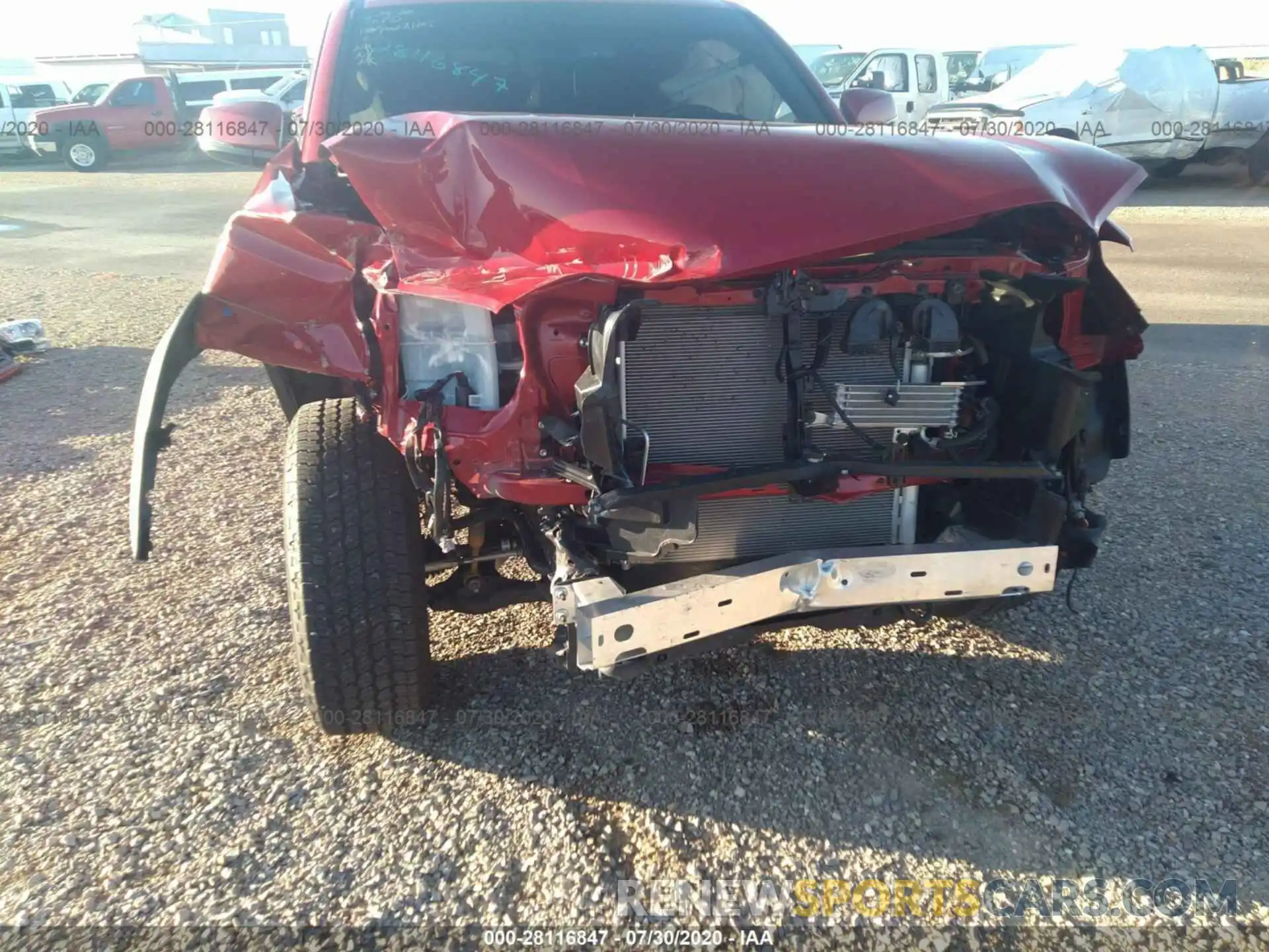 6 Photograph of a damaged car 3TMCZ5AN1LM325333 TOYOTA TACOMA 4WD 2020